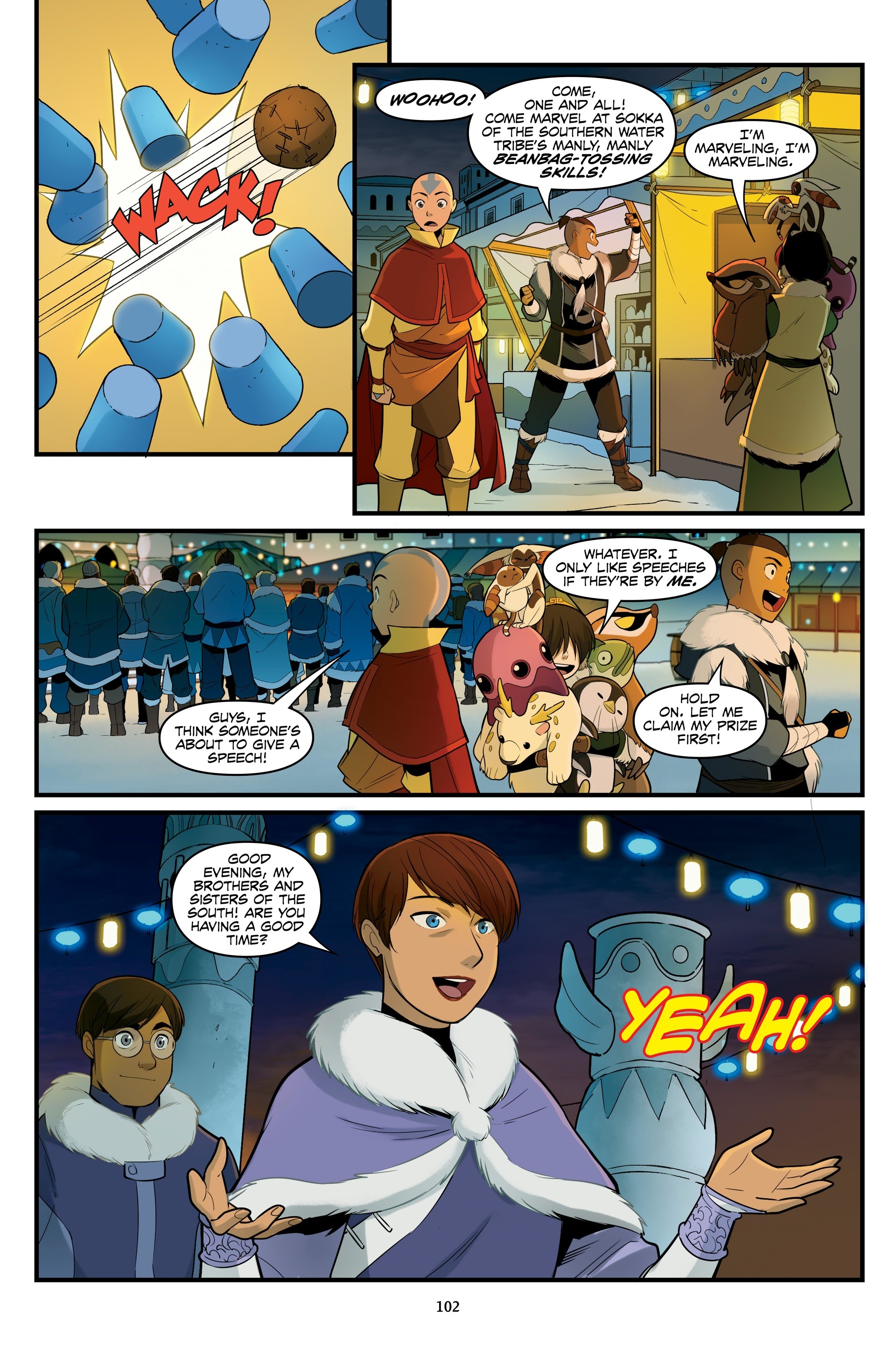 Read online Avatar: The Last Airbender--North and South Omnibus comic -  Issue # TPB (Part 1) - 100