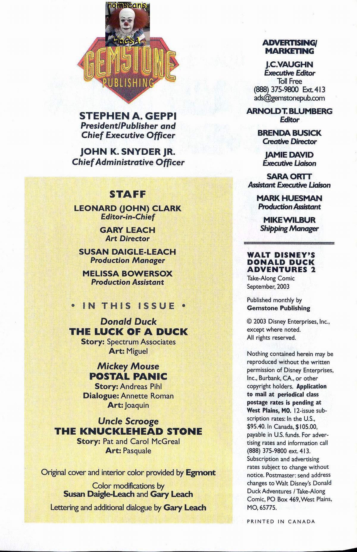 Read online Walt Disney's Donald Duck Adventures (2003) comic -  Issue #2 - 3