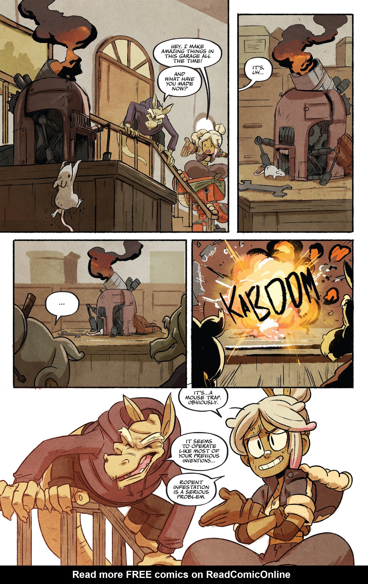 Read online Tyson Hesse's Diesel comic -  Issue #1 - 11