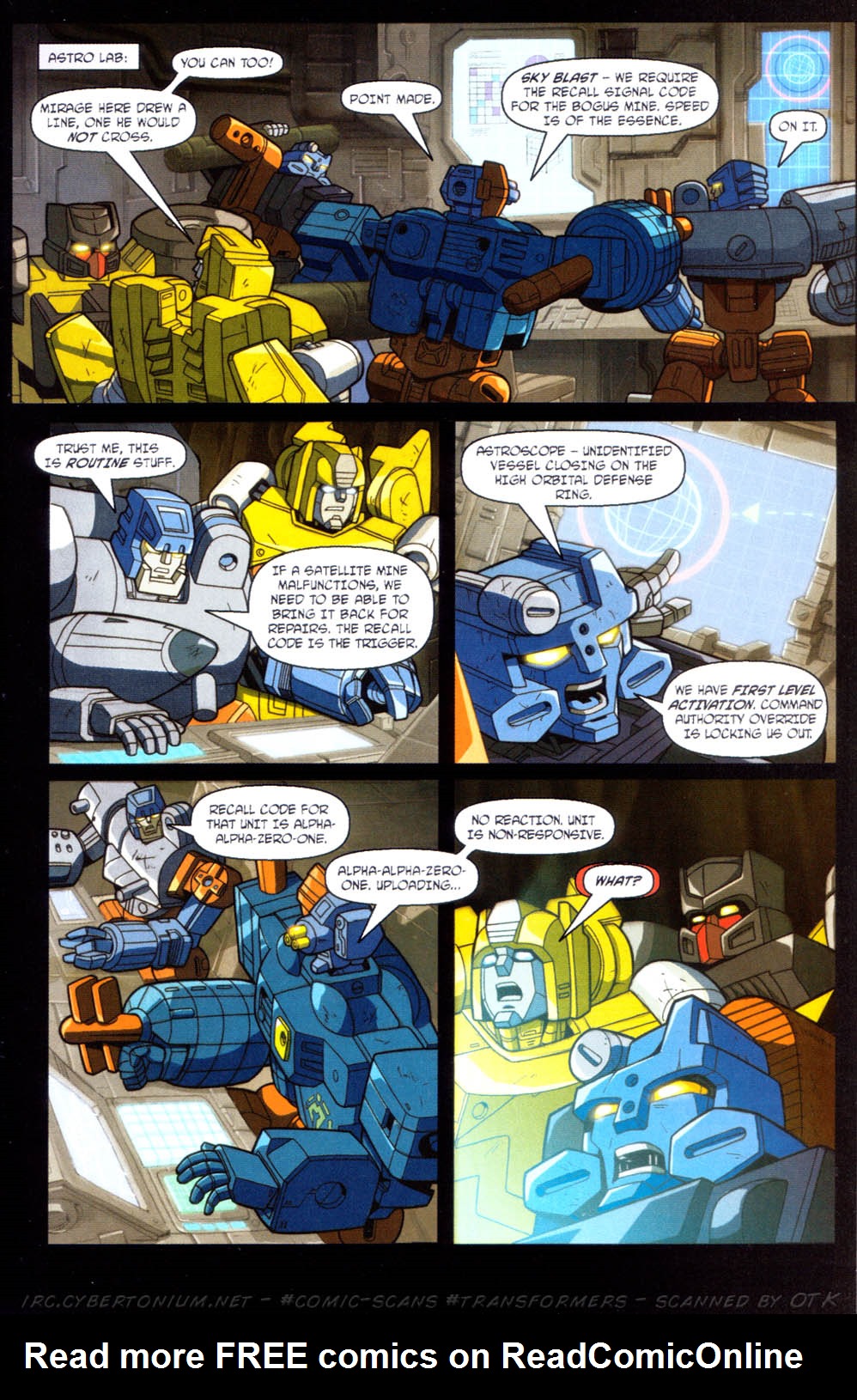 Read online Transformers Armada comic -  Issue #11 - 13