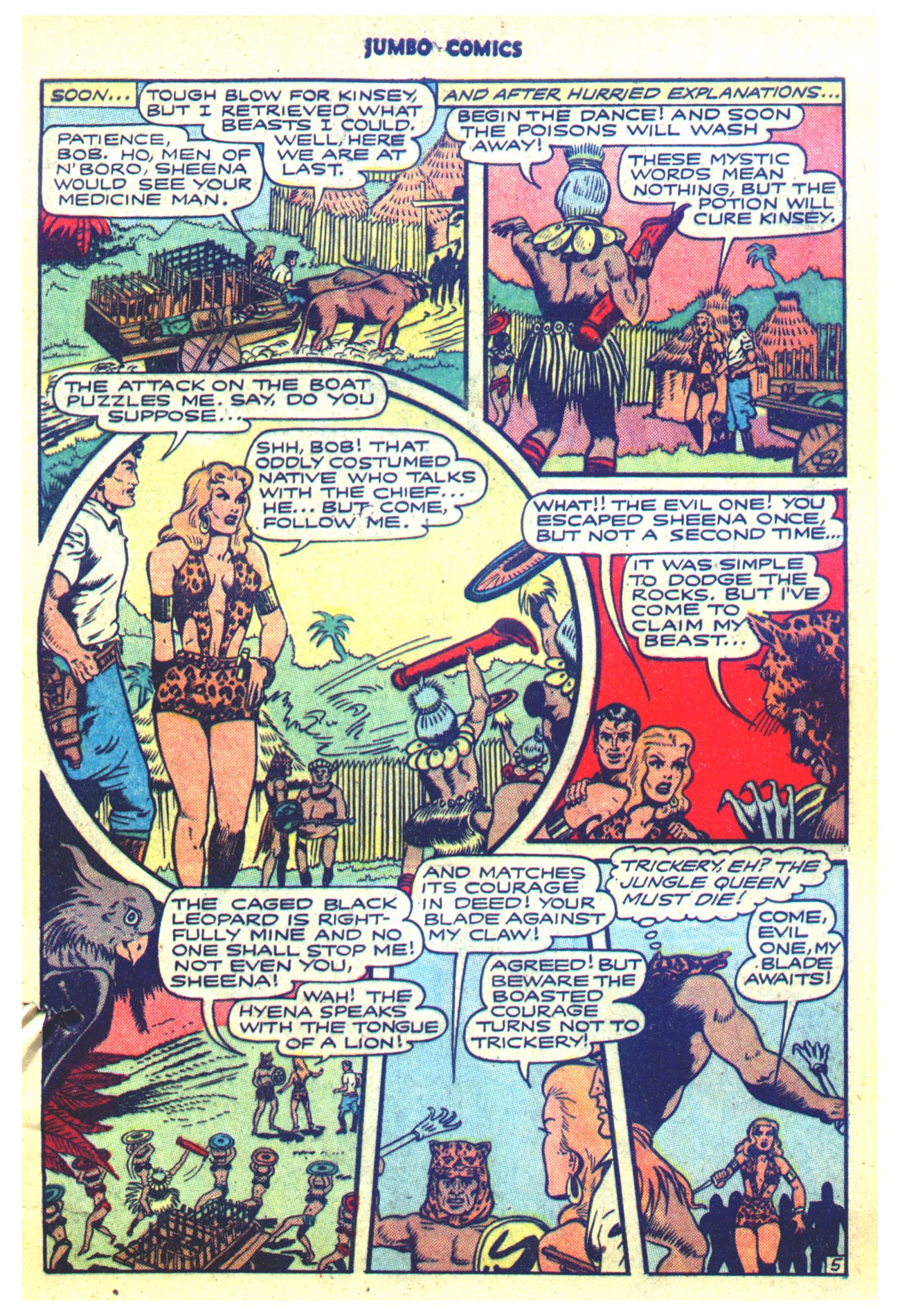 Read online Jumbo Comics comic -  Issue #98 - 7