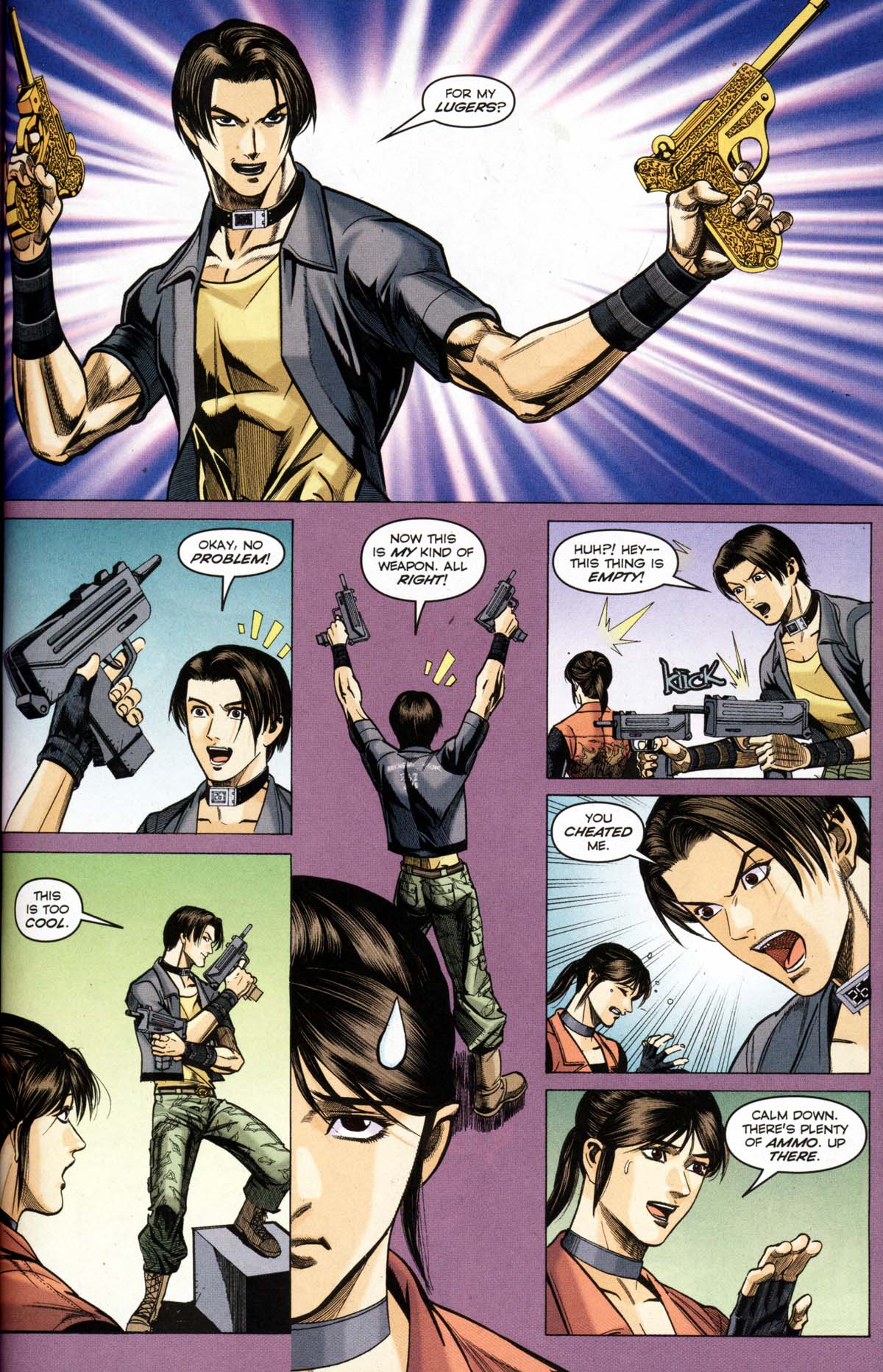 Read online Resident Evil Code: Veronica comic -  Issue #1 - 101