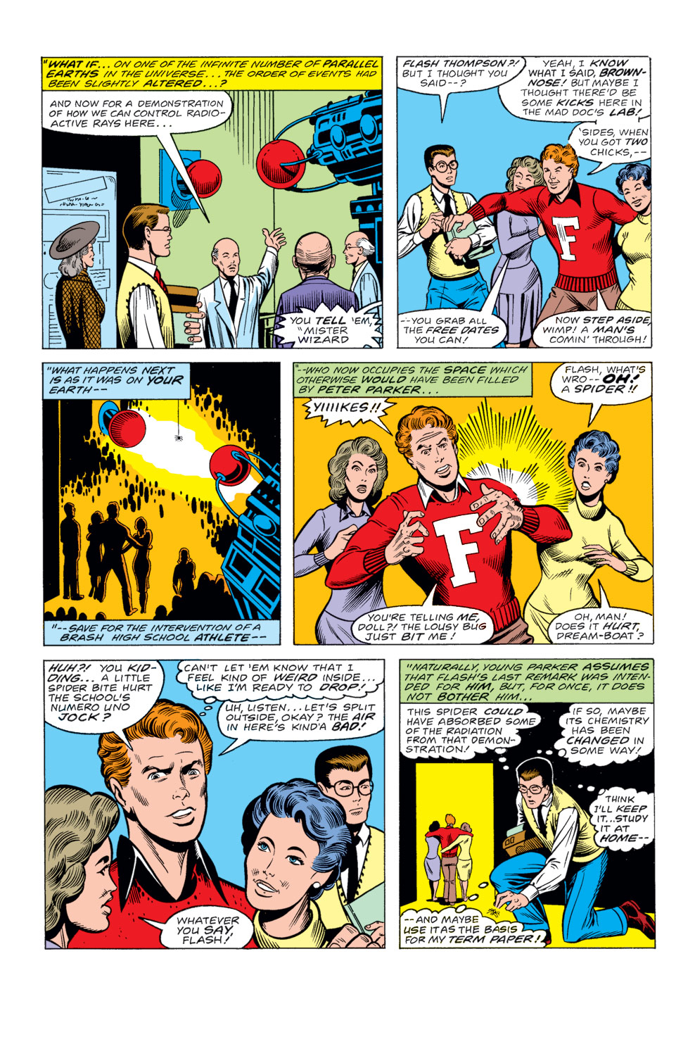 Read online What If? (1977) comic -  Issue #7 - Someone else besides Spider-Man had been bitten by a radioactive spider - 5