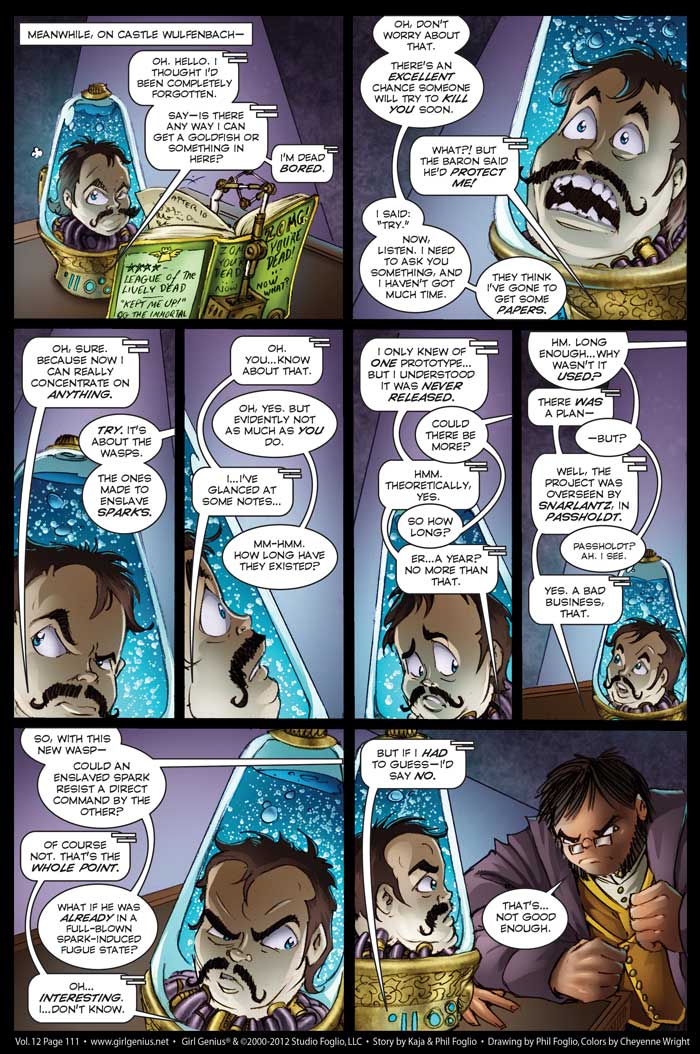 Read online Girl Genius (2002) comic -  Issue #12 - 112