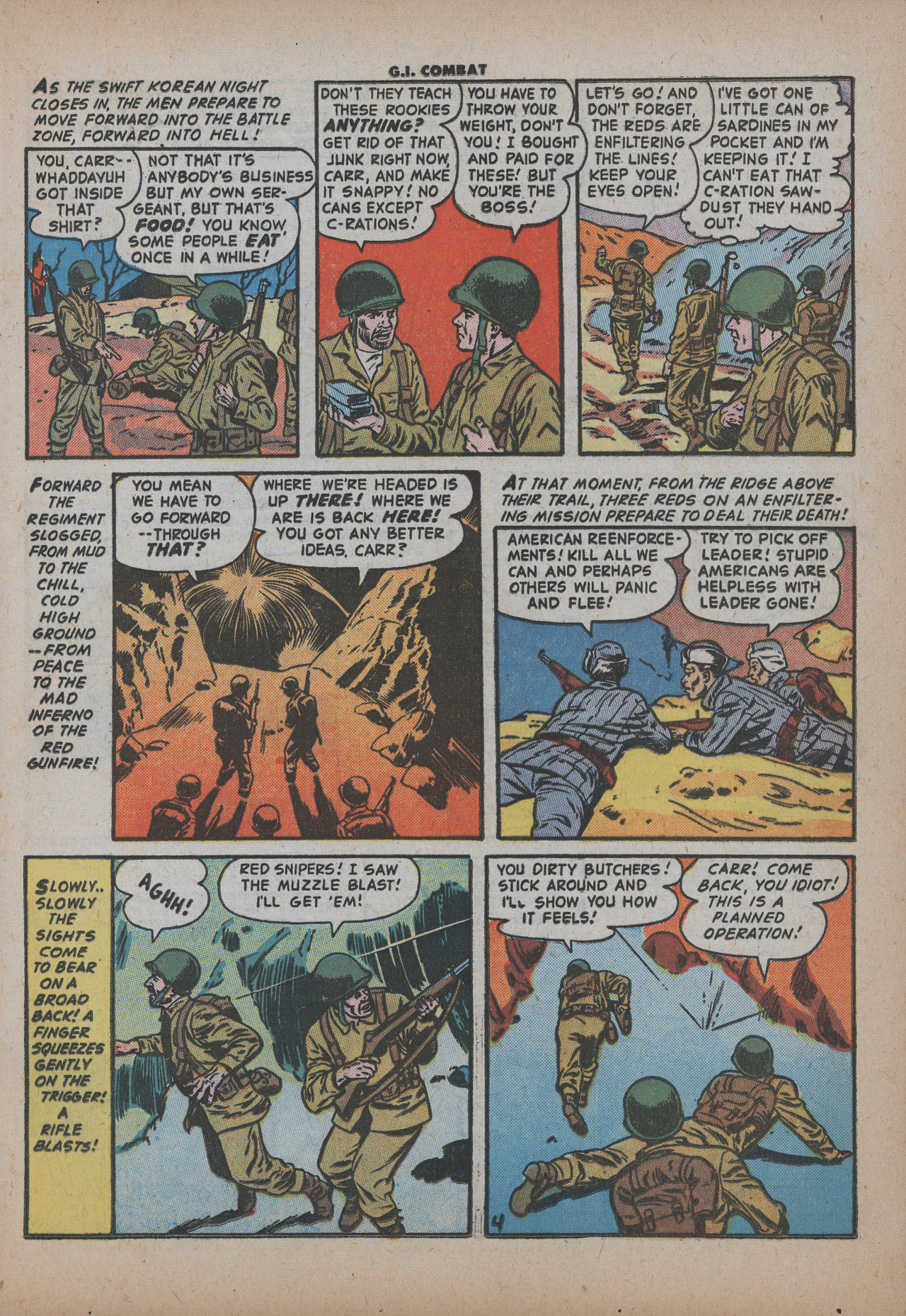 Read online G.I. Combat (1952) comic -  Issue #23 - 21