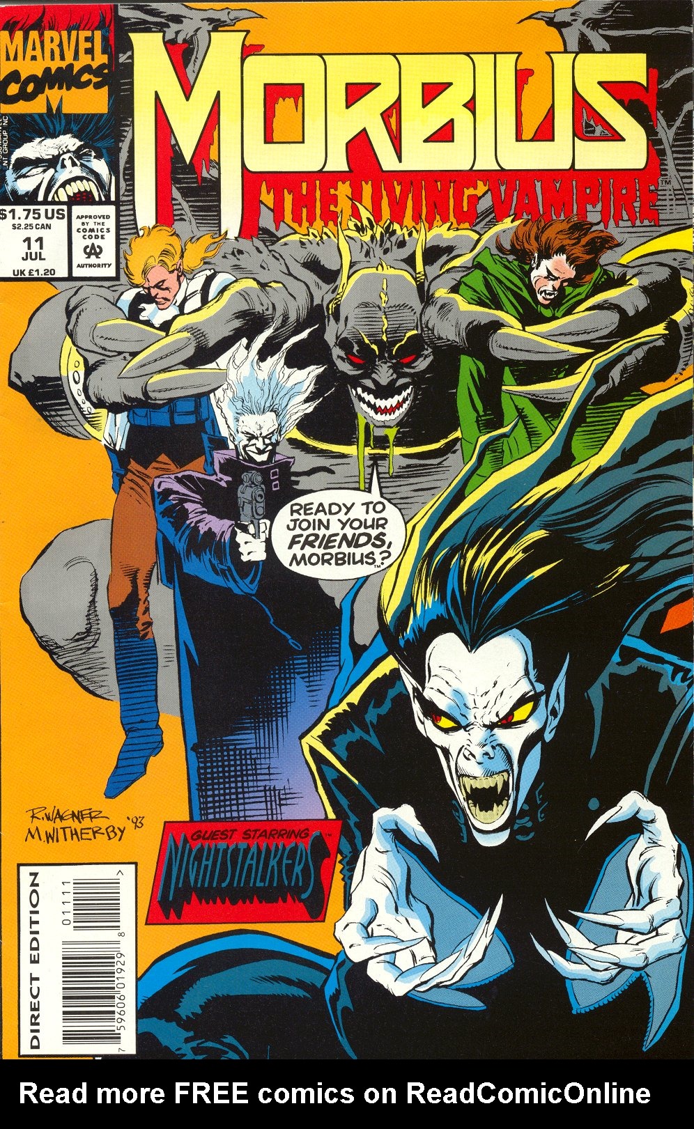 Read online Morbius: The Living Vampire (1992) comic -  Issue #11 - 1