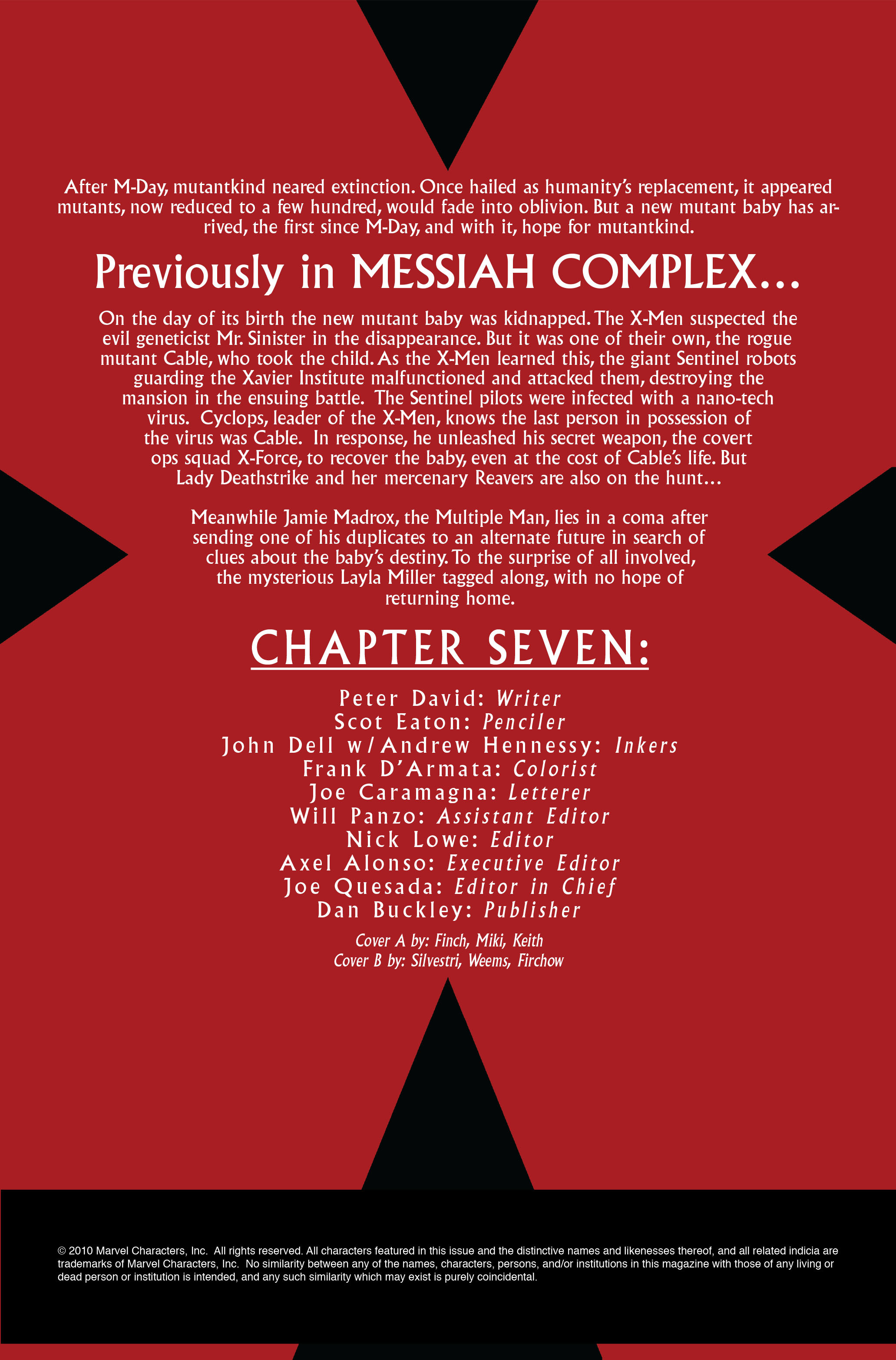 Read online X-Men: Messiah Complex comic -  Issue # Full - 179