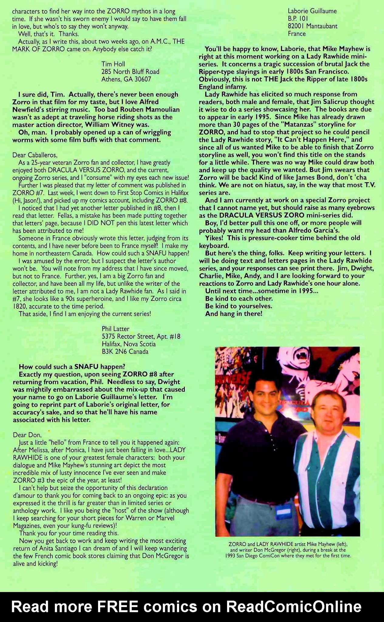 Read online Zorro (1993) comic -  Issue #11 - 29