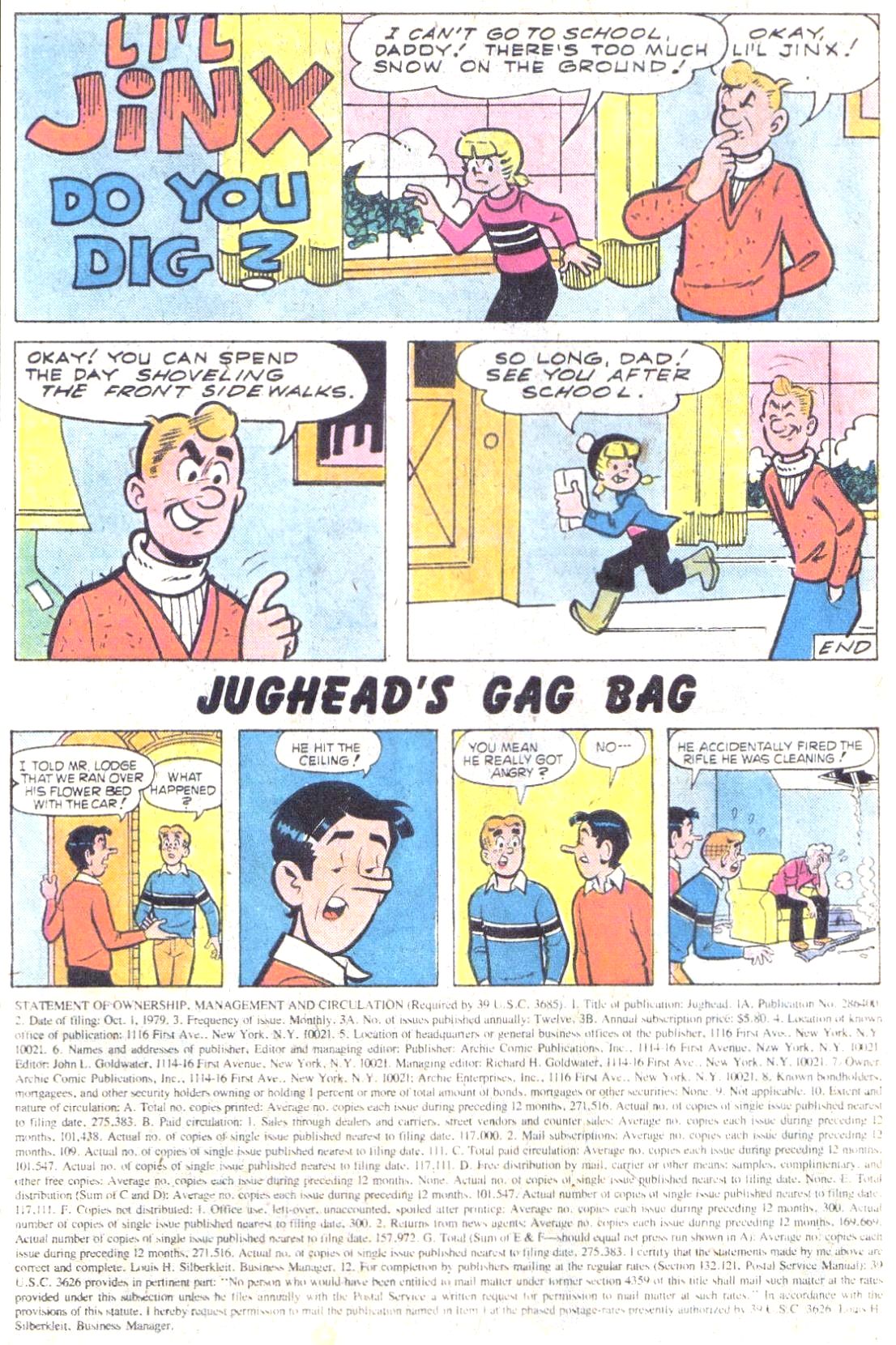 Read online Jughead (1965) comic -  Issue #299 - 10
