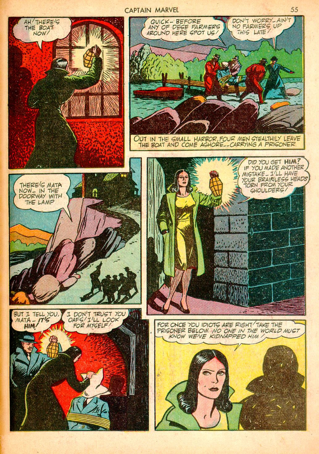 Read online Captain Marvel Adventures comic -  Issue #10 - 55