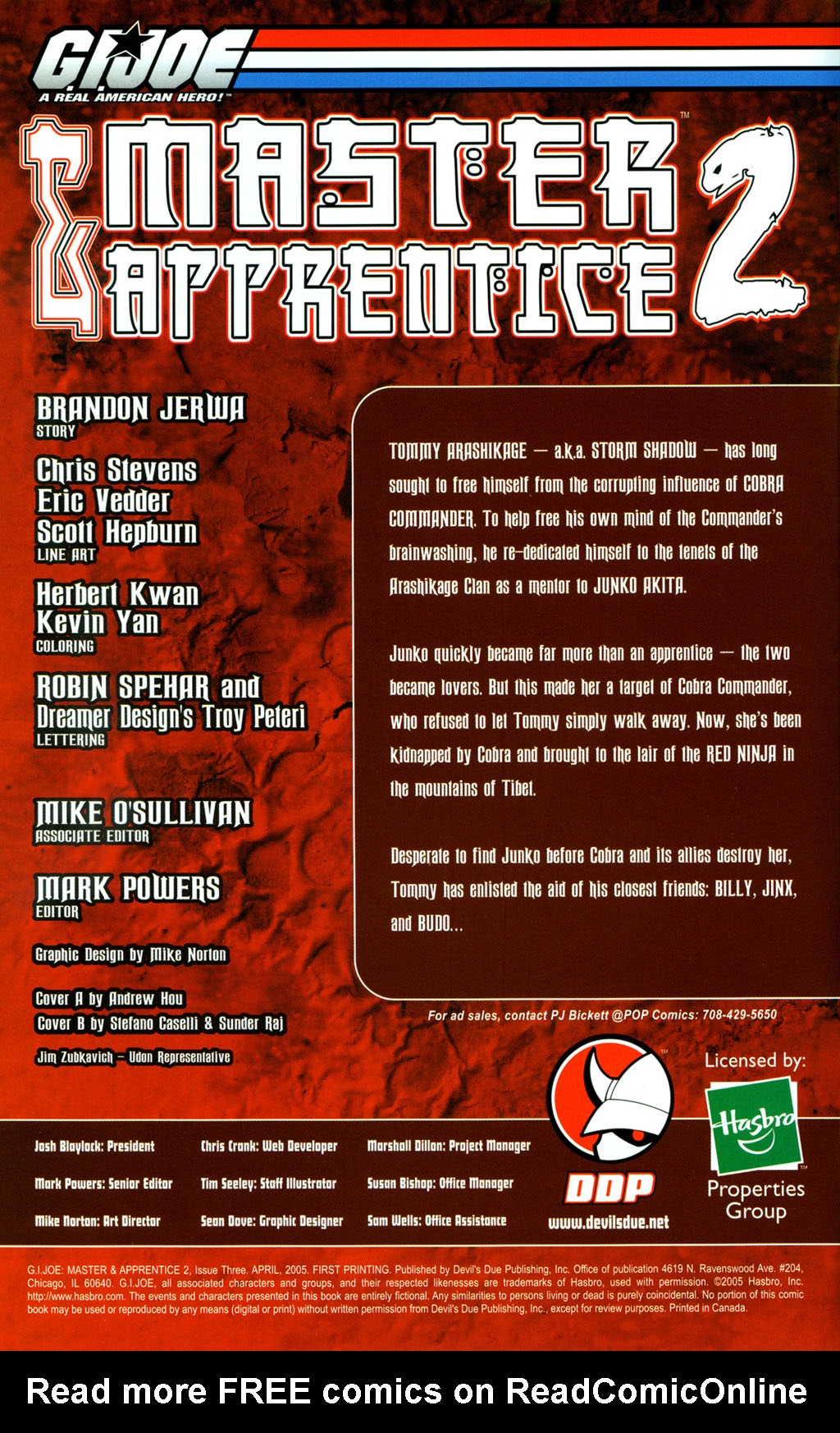 Read online G.I. Joe: Master & Apprentice 2 comic -  Issue #3 - 2