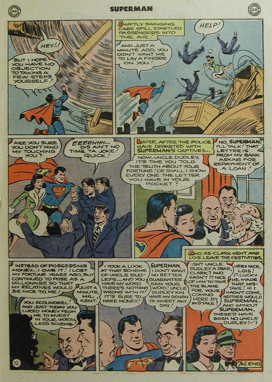 Read online Superman (1939) comic -  Issue #29 - 49