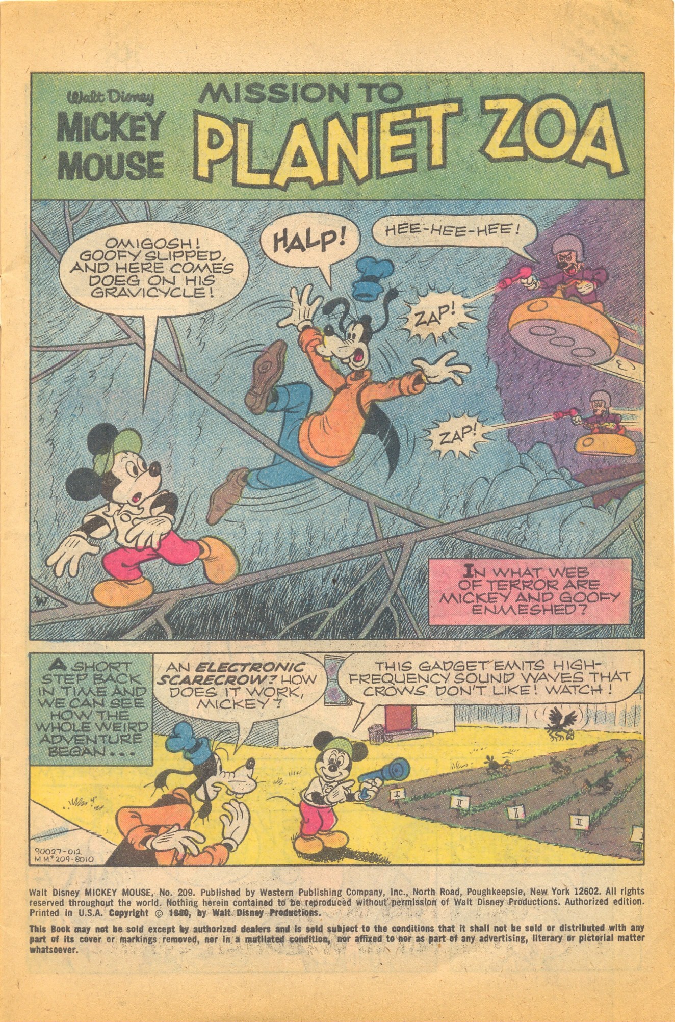 Read online Walt Disney's Mickey Mouse comic -  Issue #209 - 3