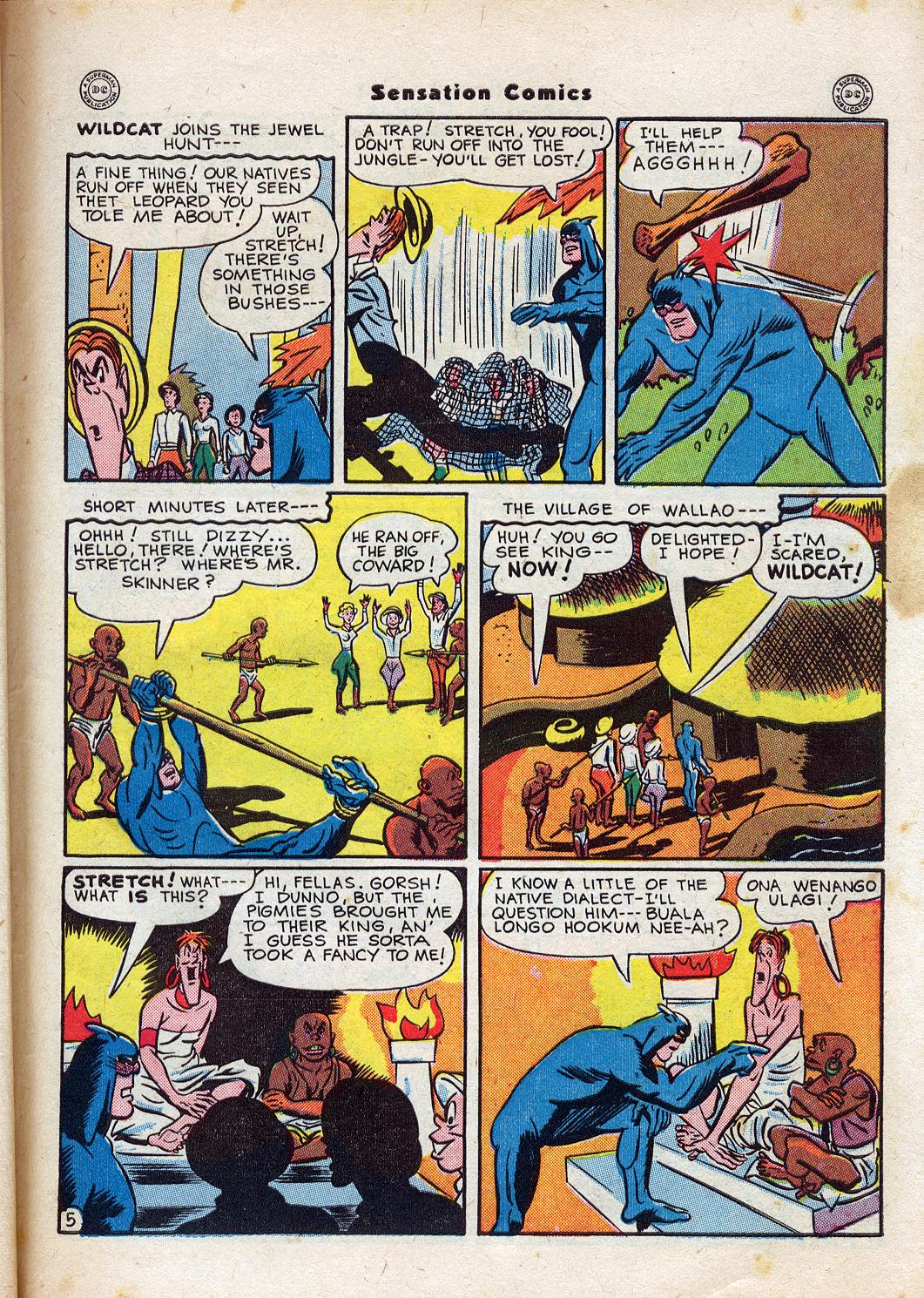 Read online Sensation (Mystery) Comics comic -  Issue #48 - 47