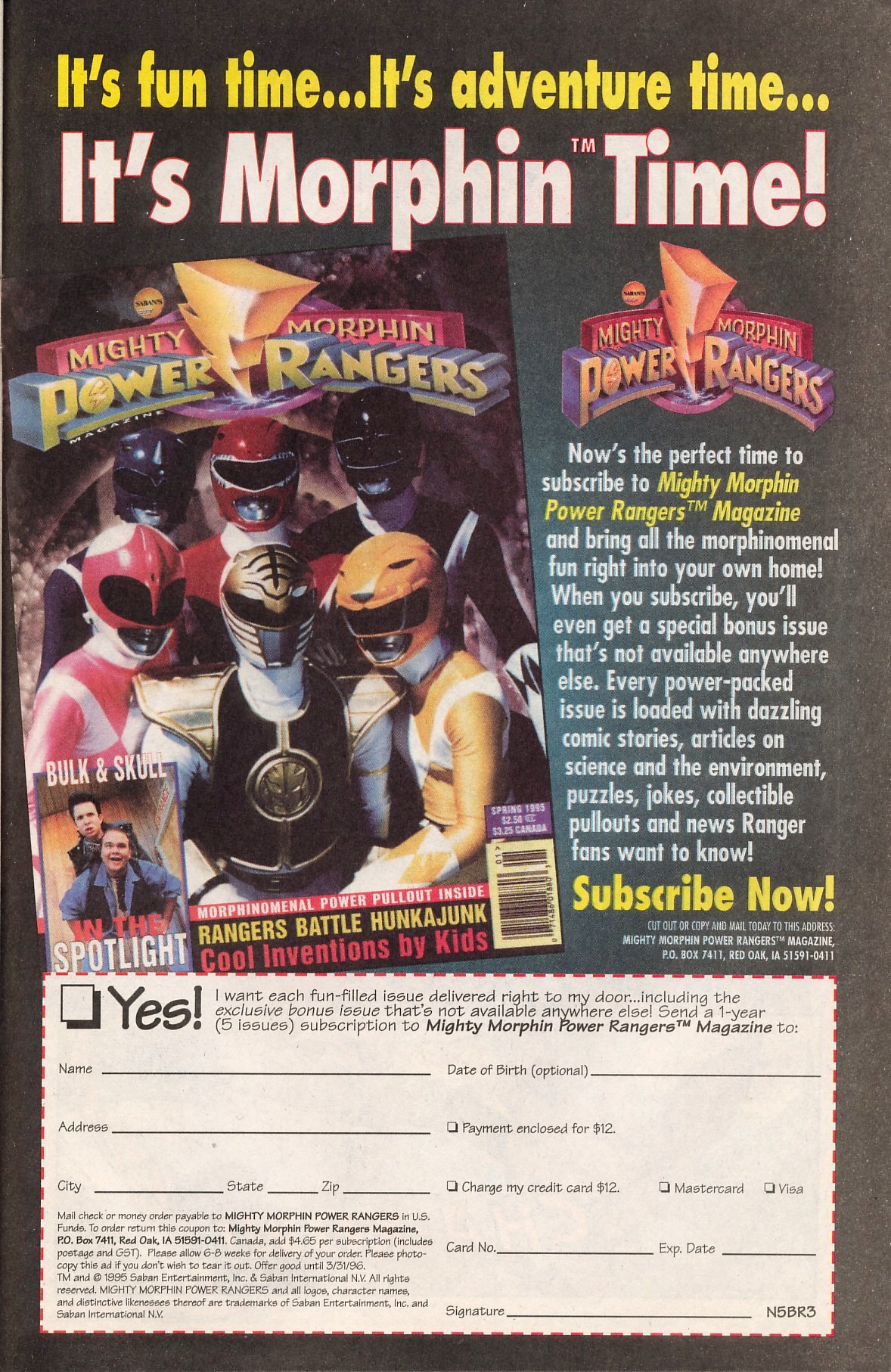 Read online Saban's Mighty Morphin' Power Rangers comic -  Issue #3 - 28