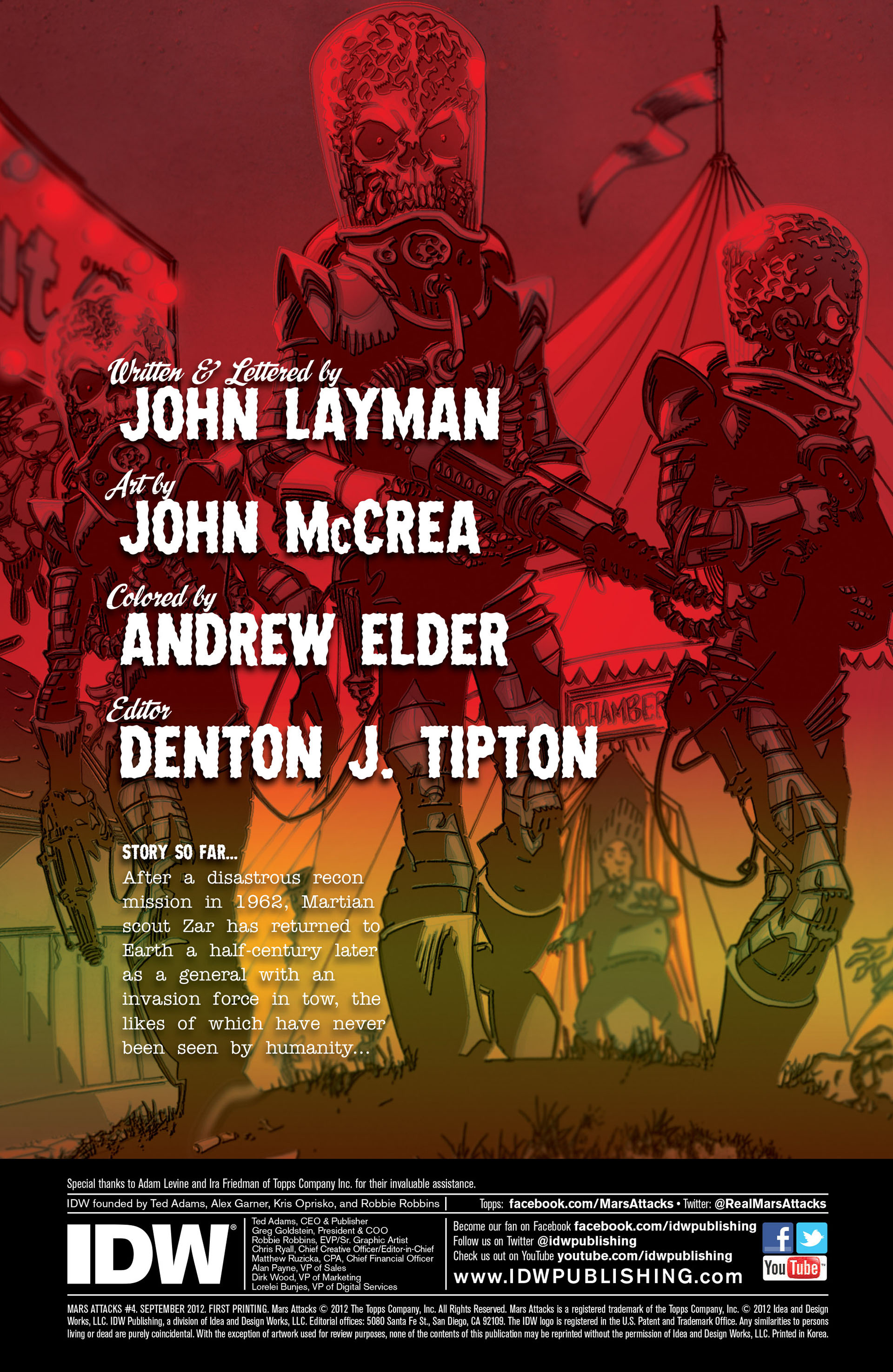 Read online Mars Attacks comic -  Issue #4 - 2