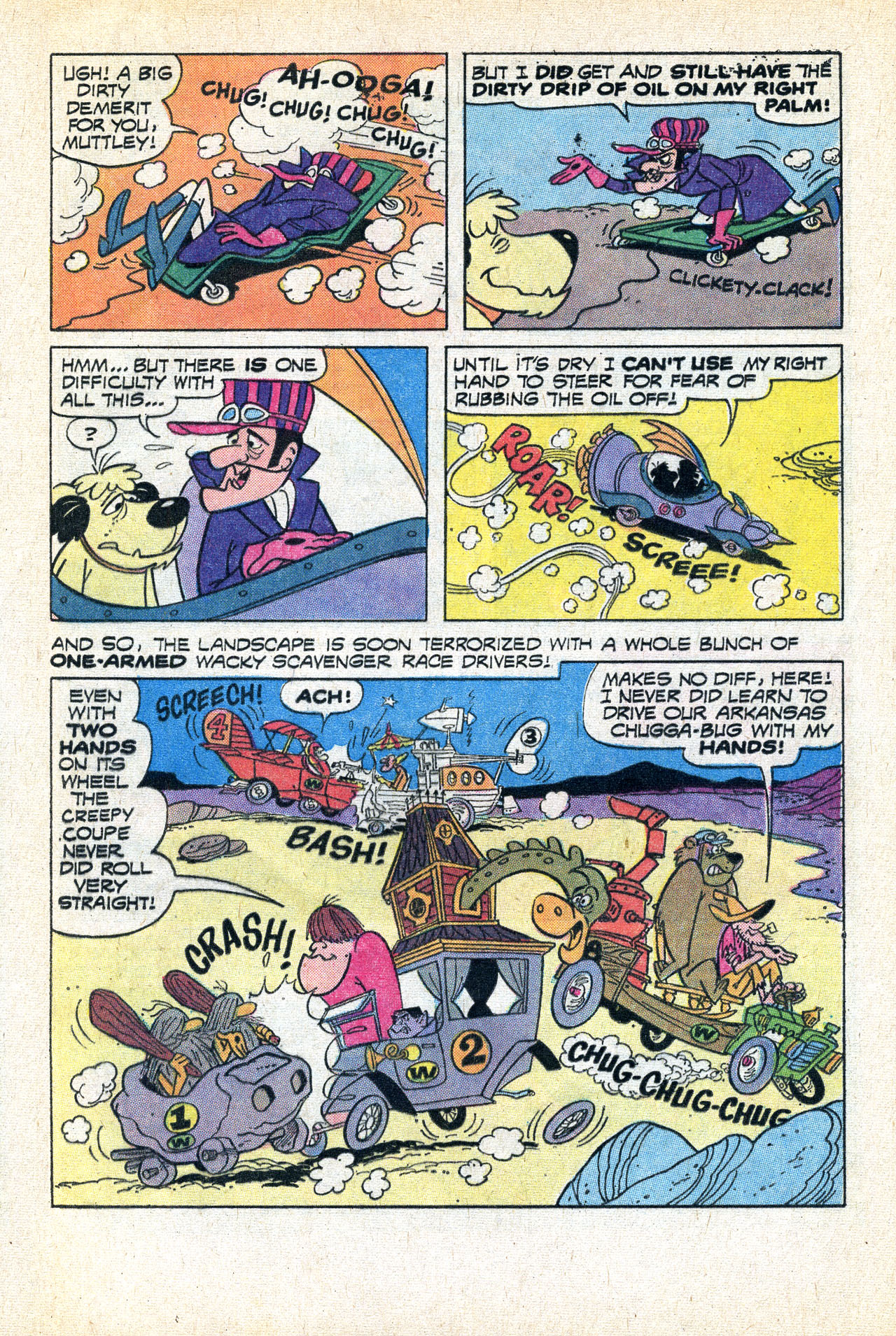 Read online Hanna-Barbera Wacky Races comic -  Issue #7 - 7