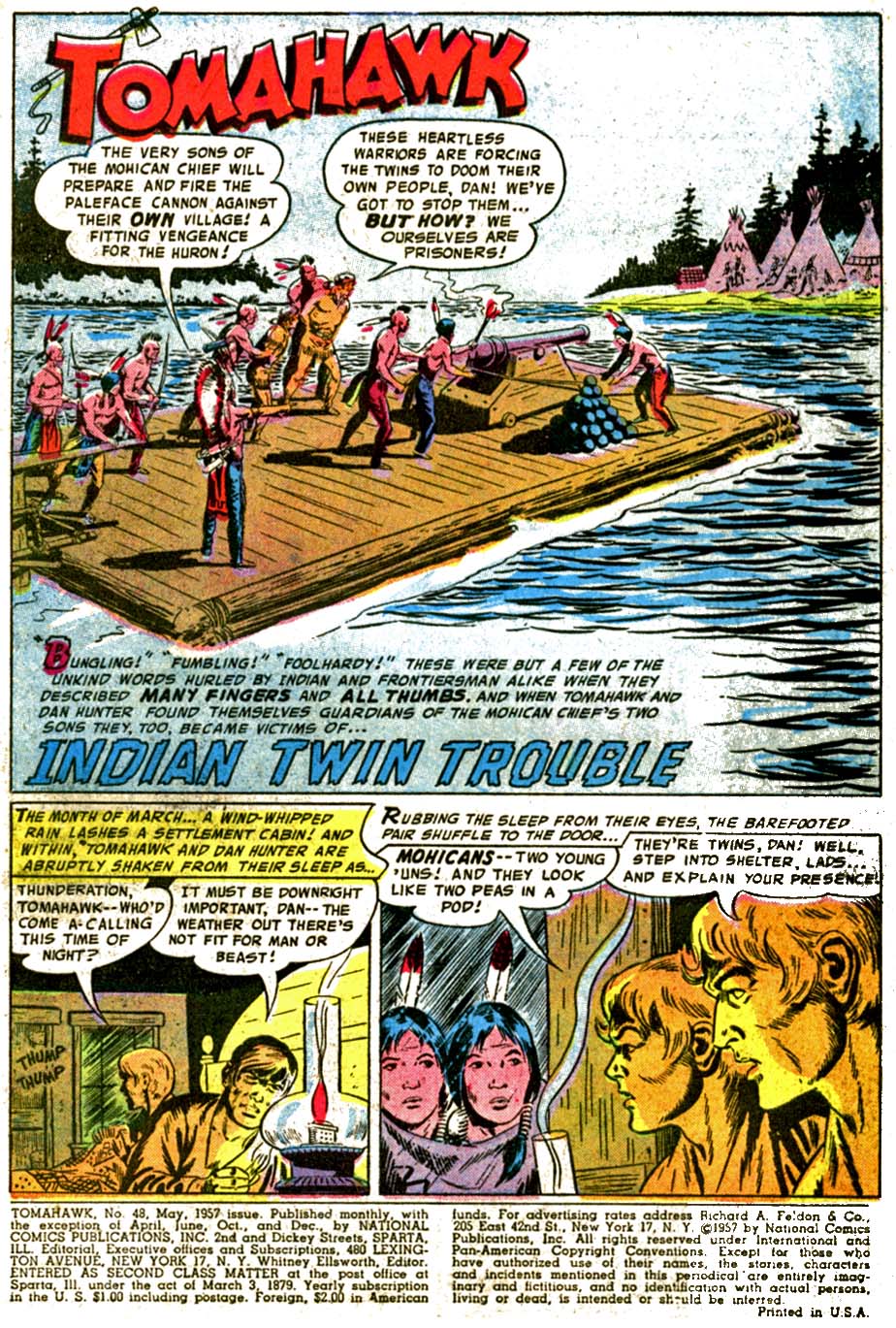 Read online Tomahawk comic -  Issue #48 - 3