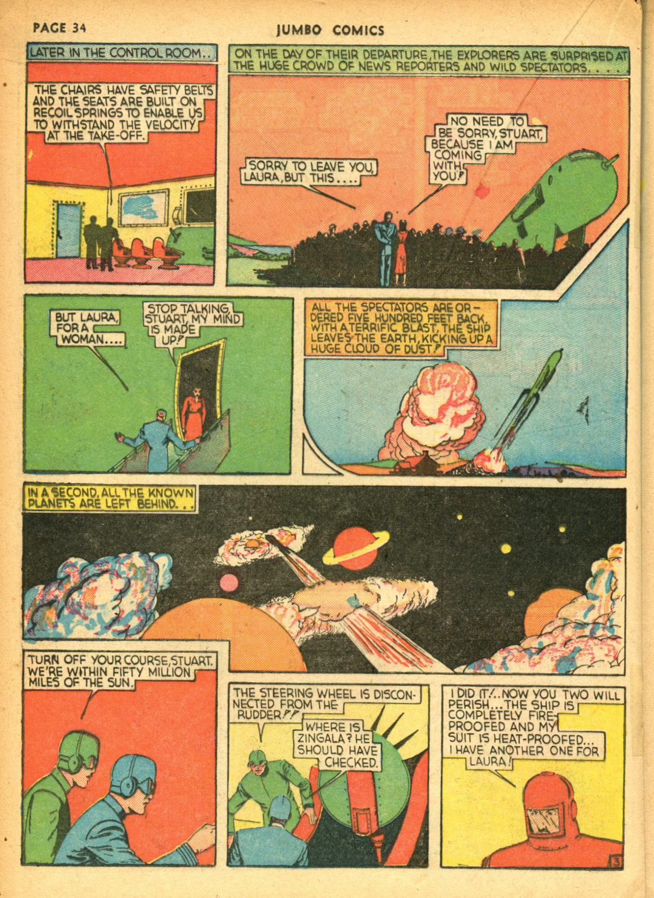 Read online Jumbo Comics comic -  Issue #15y - 36
