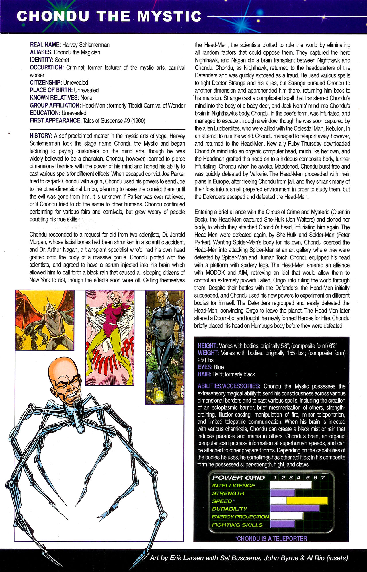 Read online Official Handbook of the Marvel Universe: Mystic Arcana - The Book of Marvel Magic comic -  Issue # Full - 10