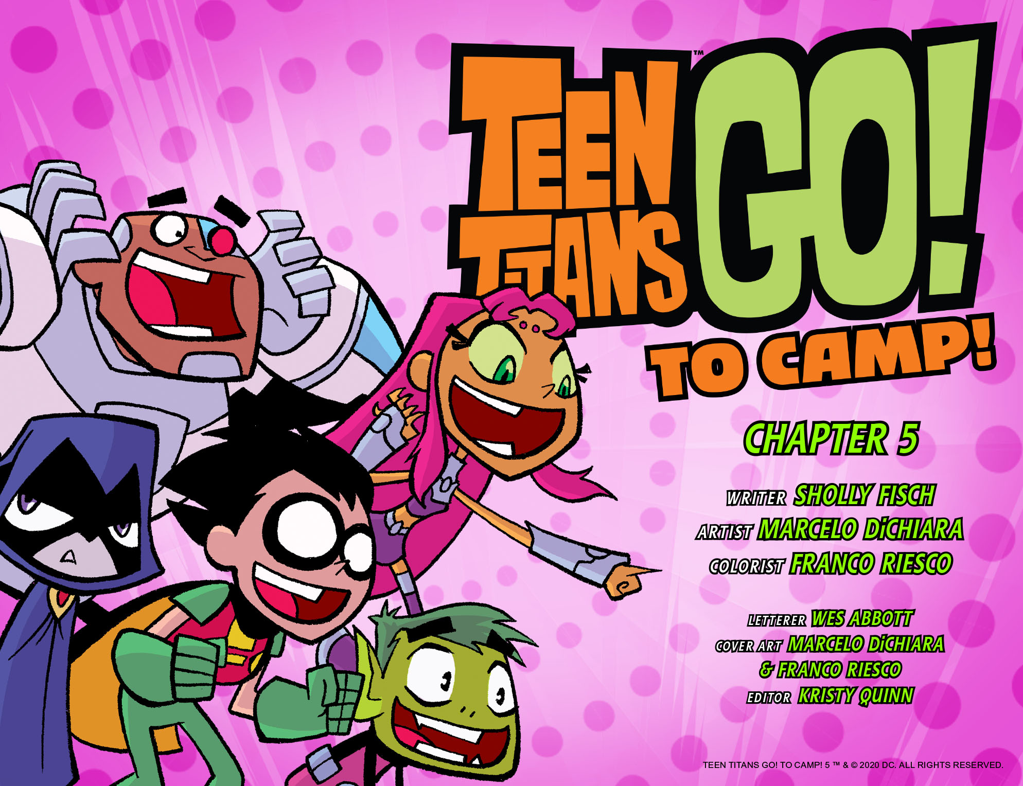Read online Teen Titans Go! To Camp comic -  Issue #5 - 3