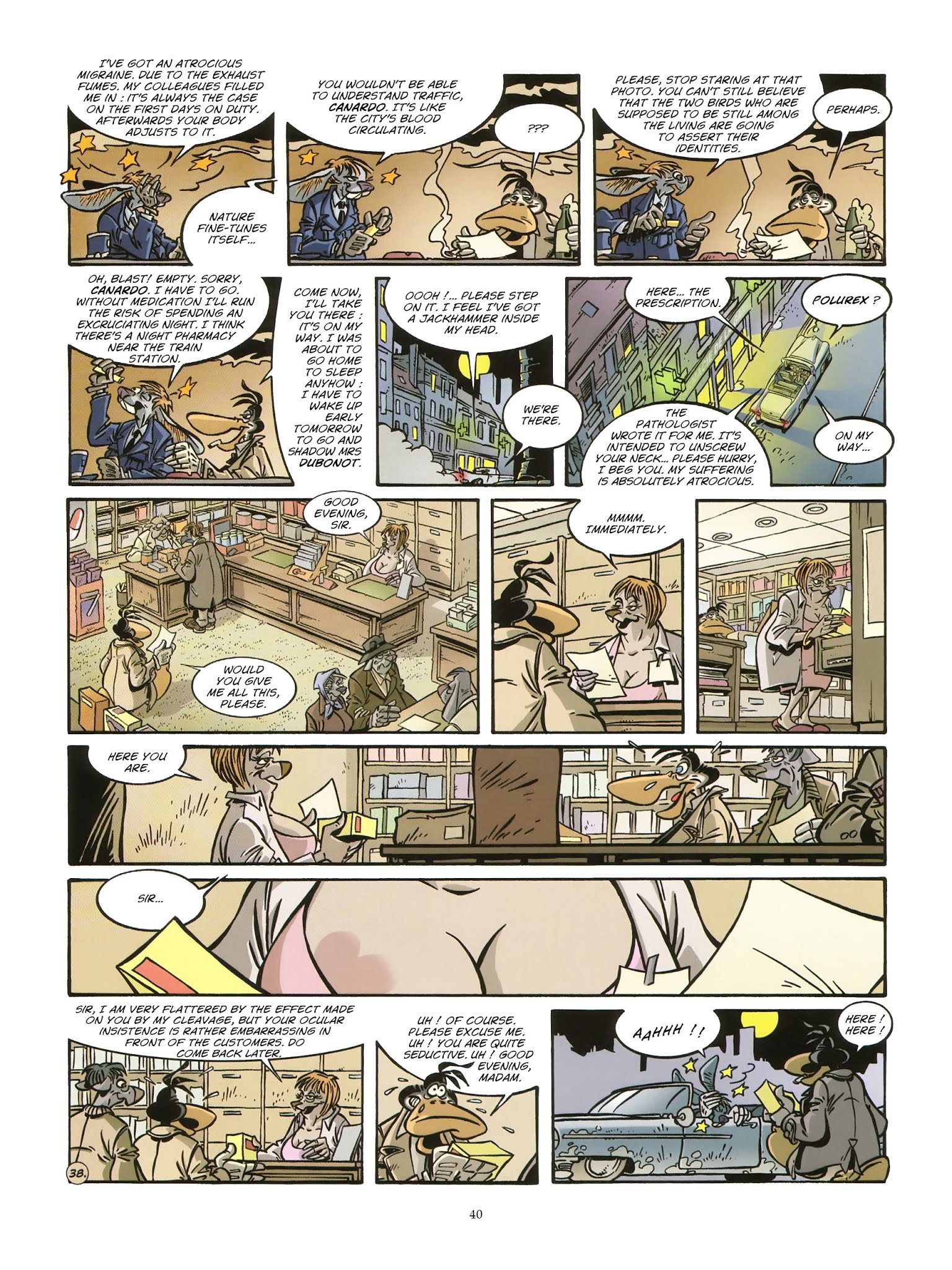Read online Une enquête de l'inspecteur Canardo comic -  Issue #17 - 42