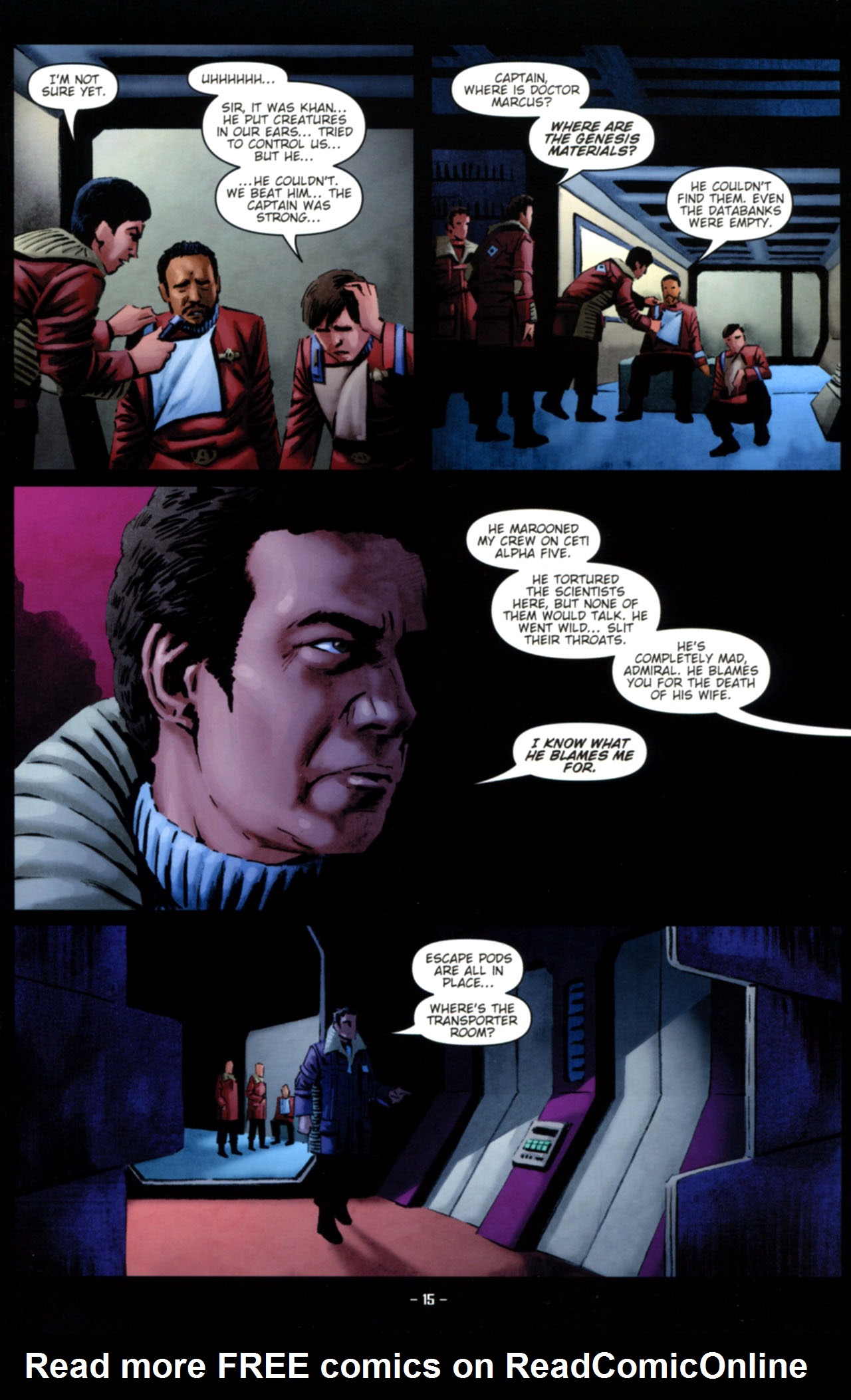 Read online Star Trek: The Wrath Of Khan comic -  Issue #2 - 16