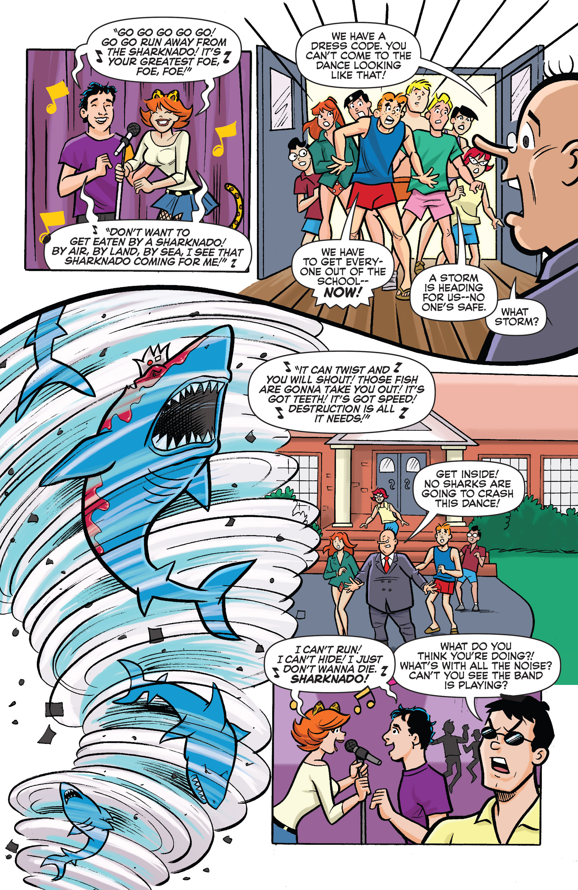 Read online Archie vs. Sharknado comic -  Issue #Archie vs. Sharknado Full - 27