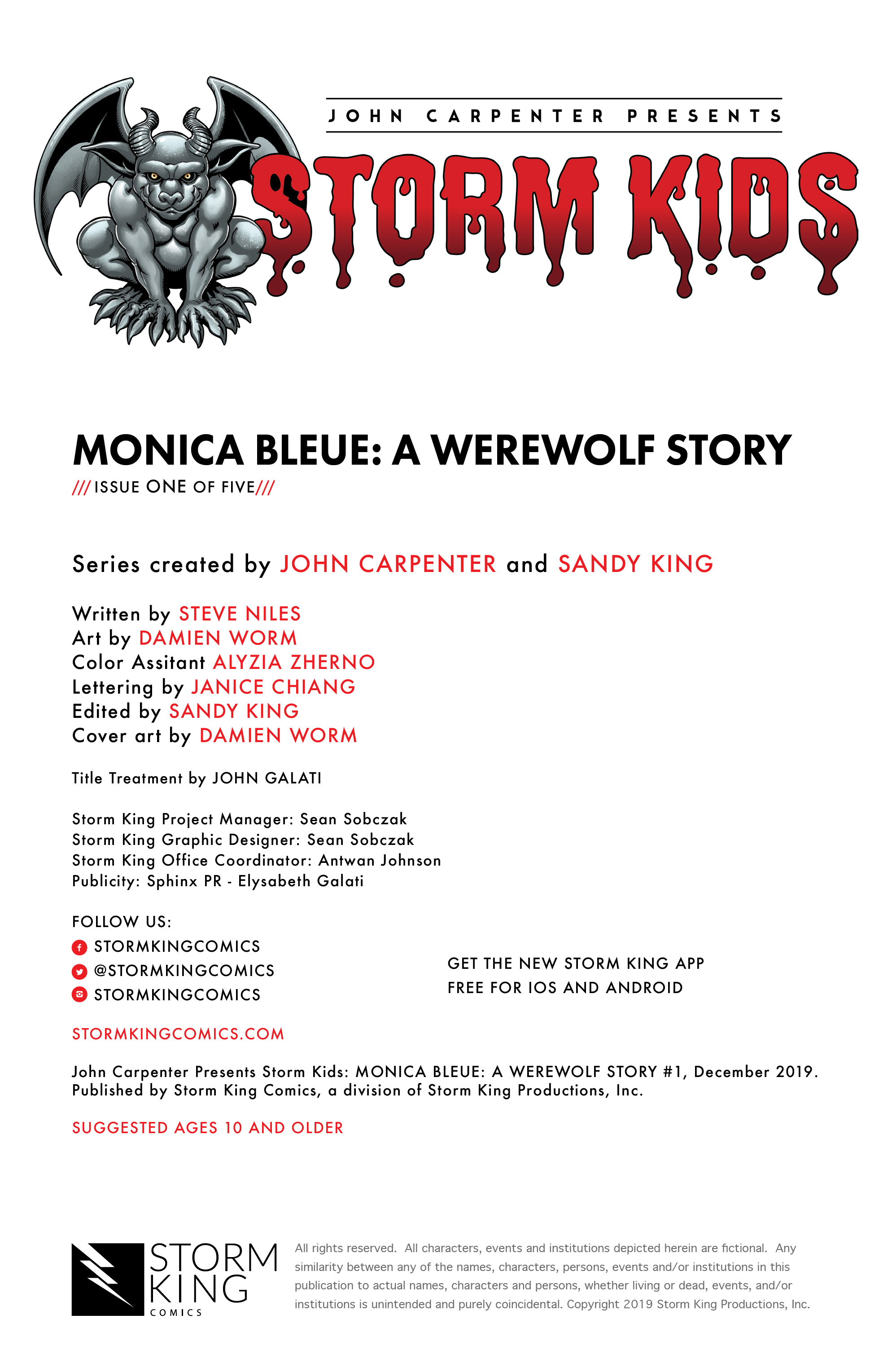 Read online John Carpenter Presents Storm Kids: Monica Bleue: A Werewolf Story comic -  Issue #1 - 2