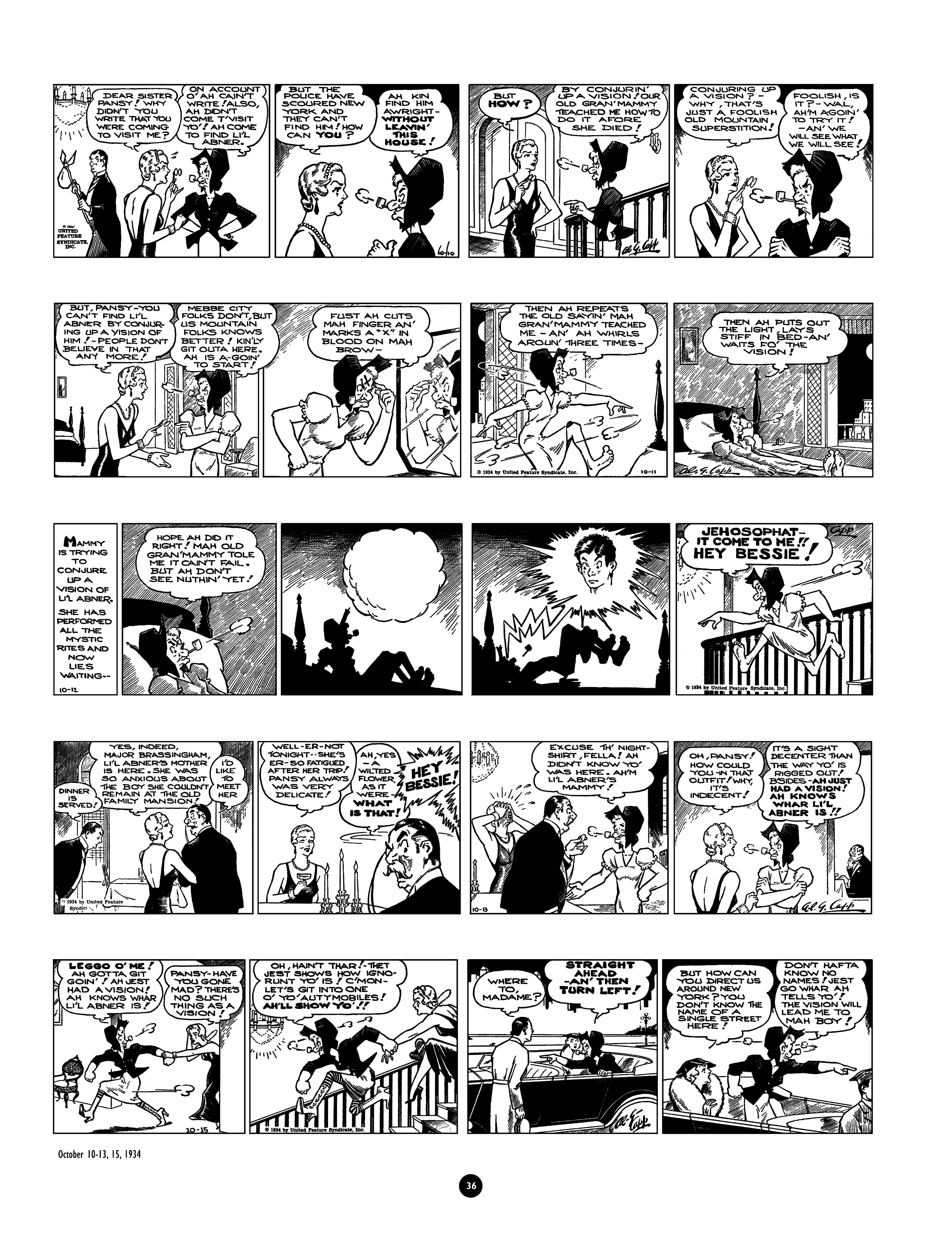 Read online Al Capp's Li'l Abner Complete Daily & Color Sunday Comics comic -  Issue # TPB 1 (Part 1) - 37