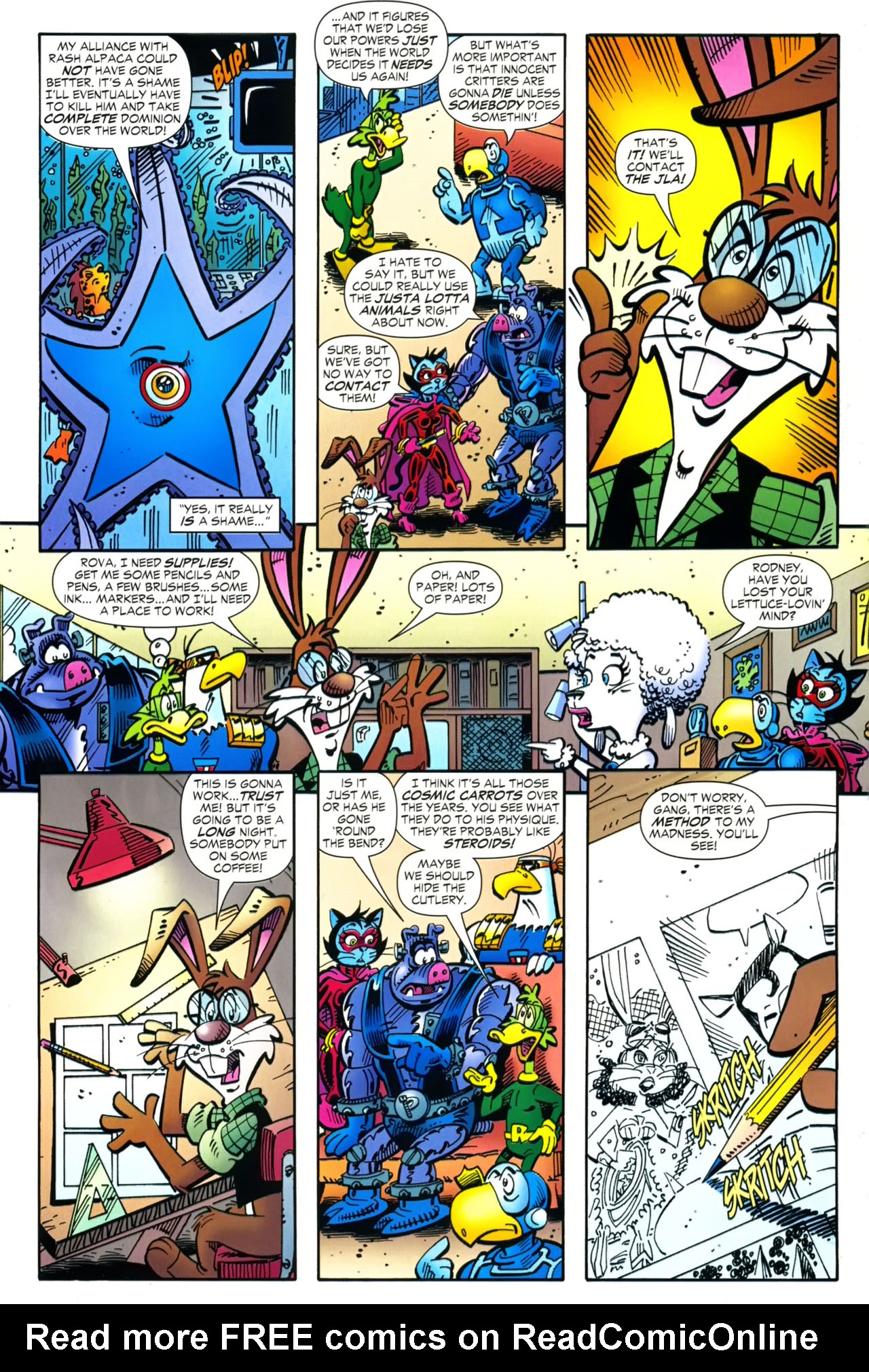 Read online Captain Carrot and the Final Ark comic -  Issue #3 - 7