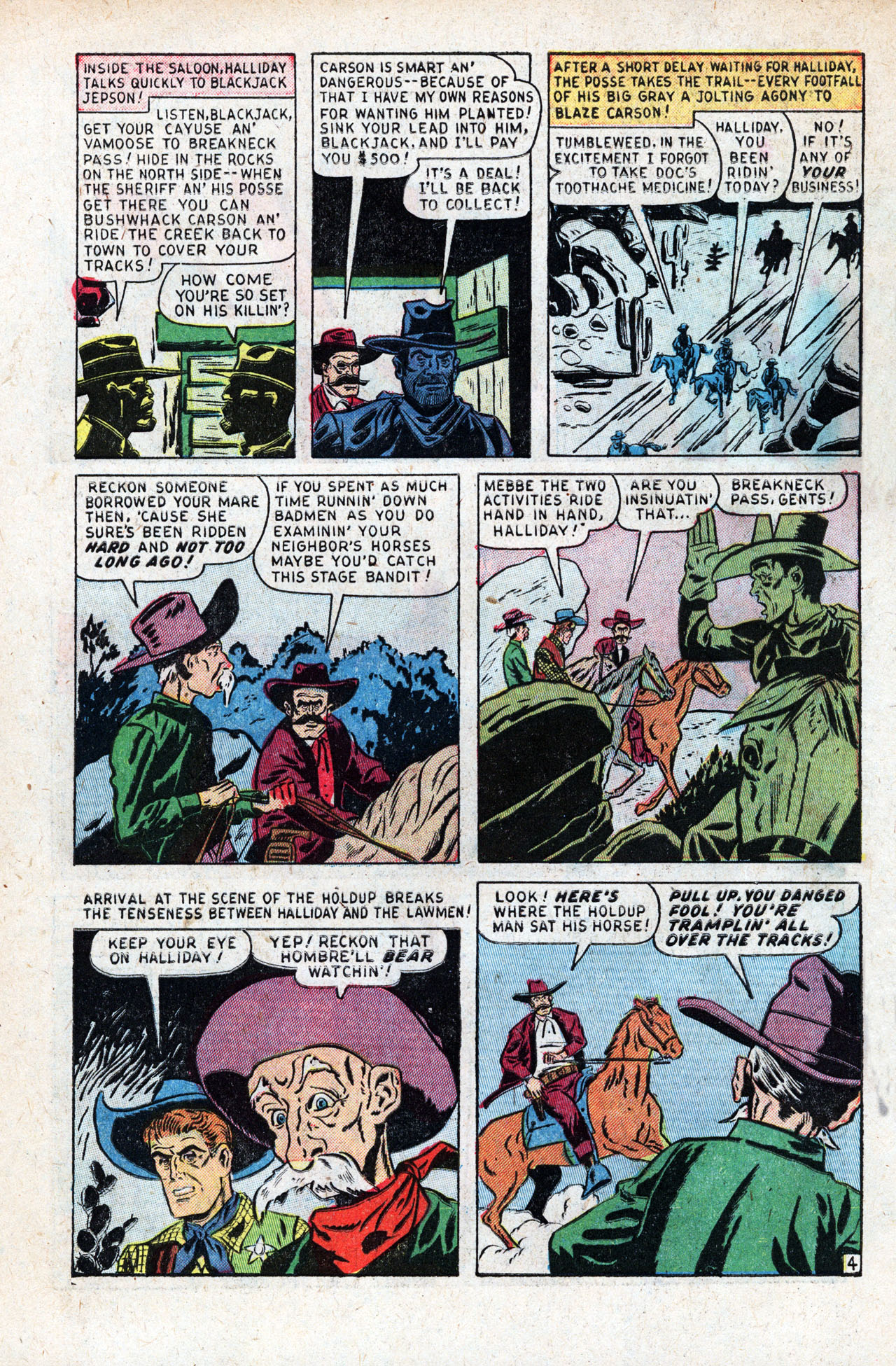 Read online Blaze Carson comic -  Issue #4 - 6