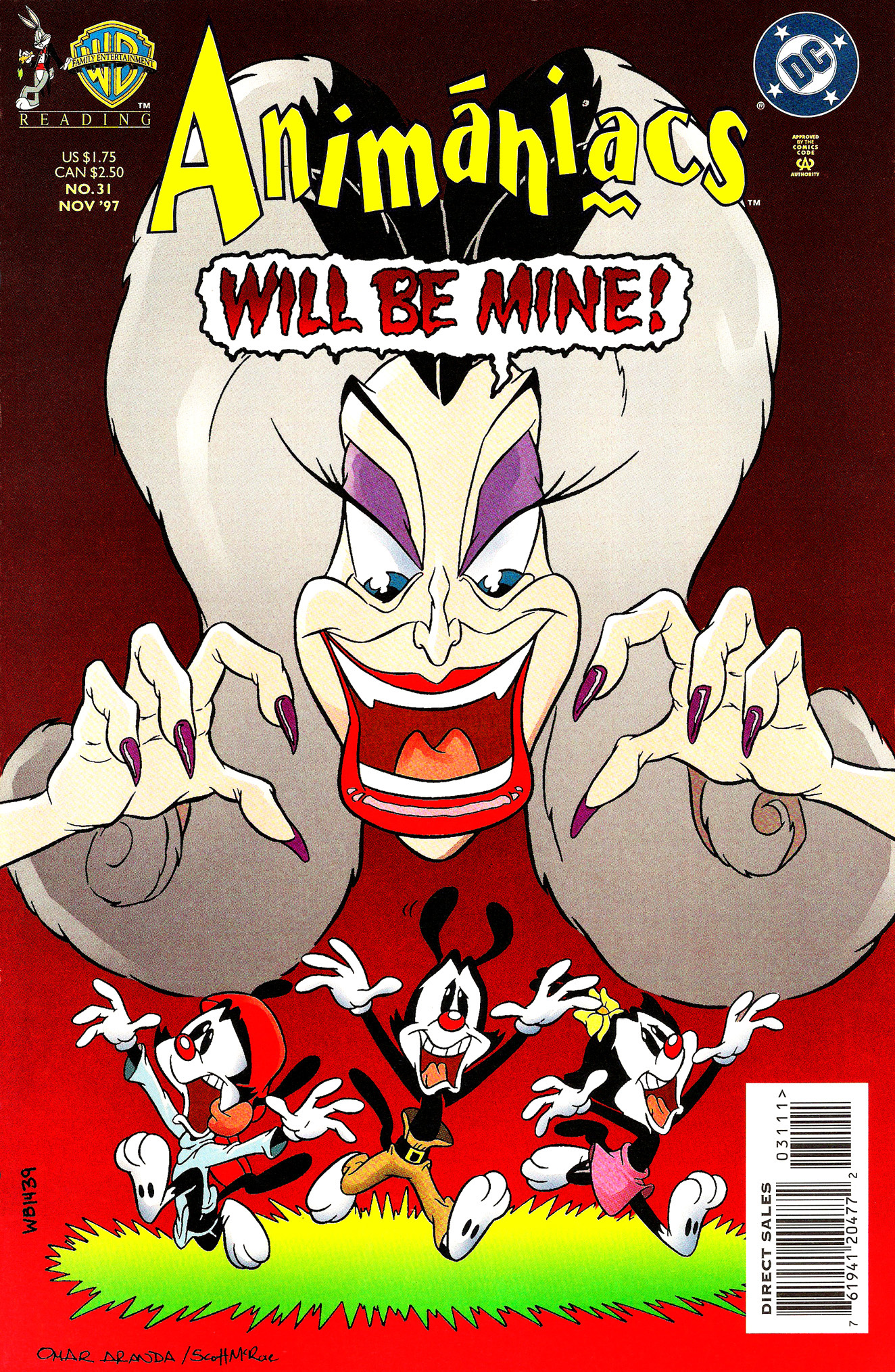 Read online Animaniacs comic -  Issue #31 - 1