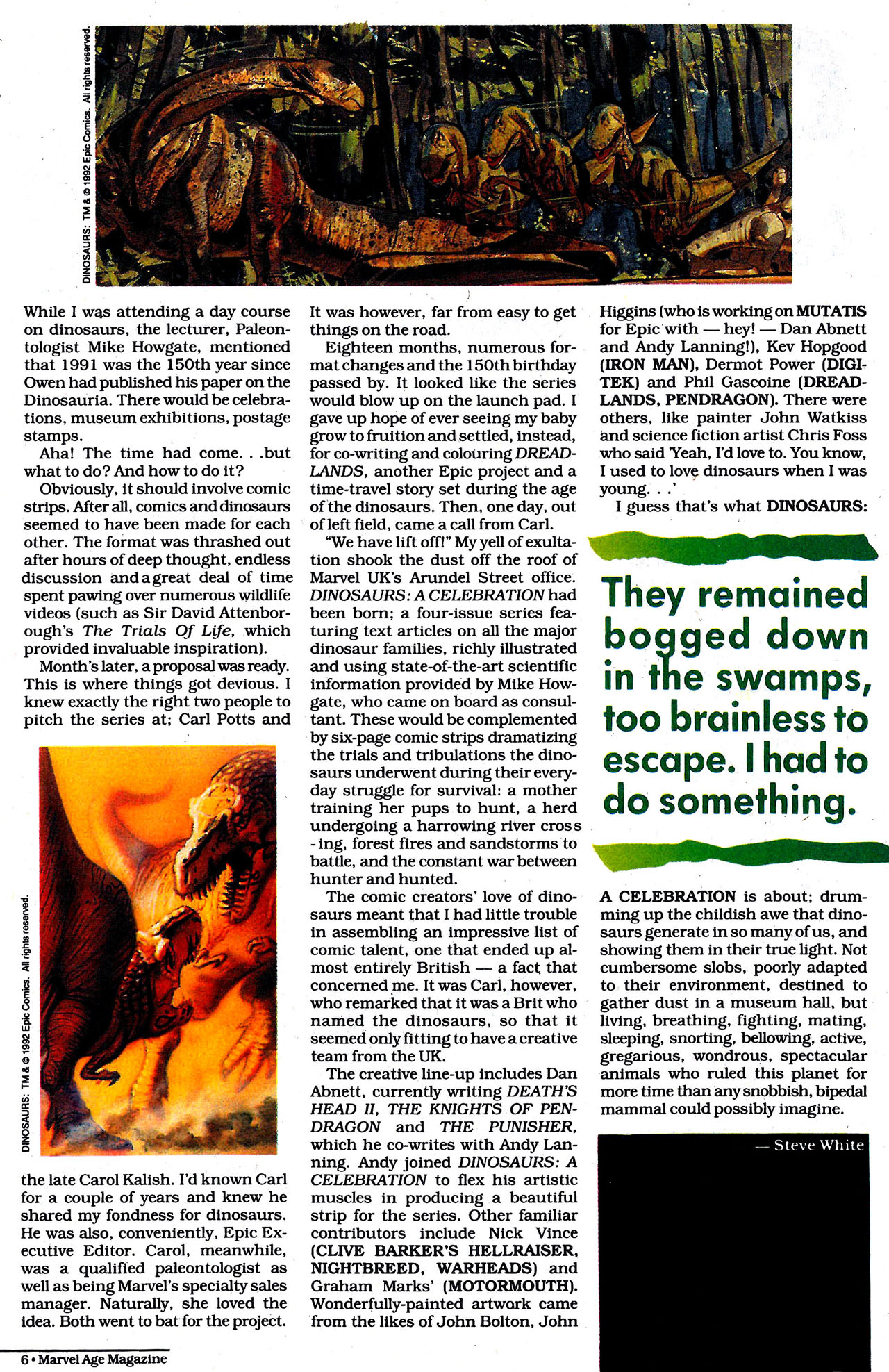 Read online Marvel Age comic -  Issue #118 - 9