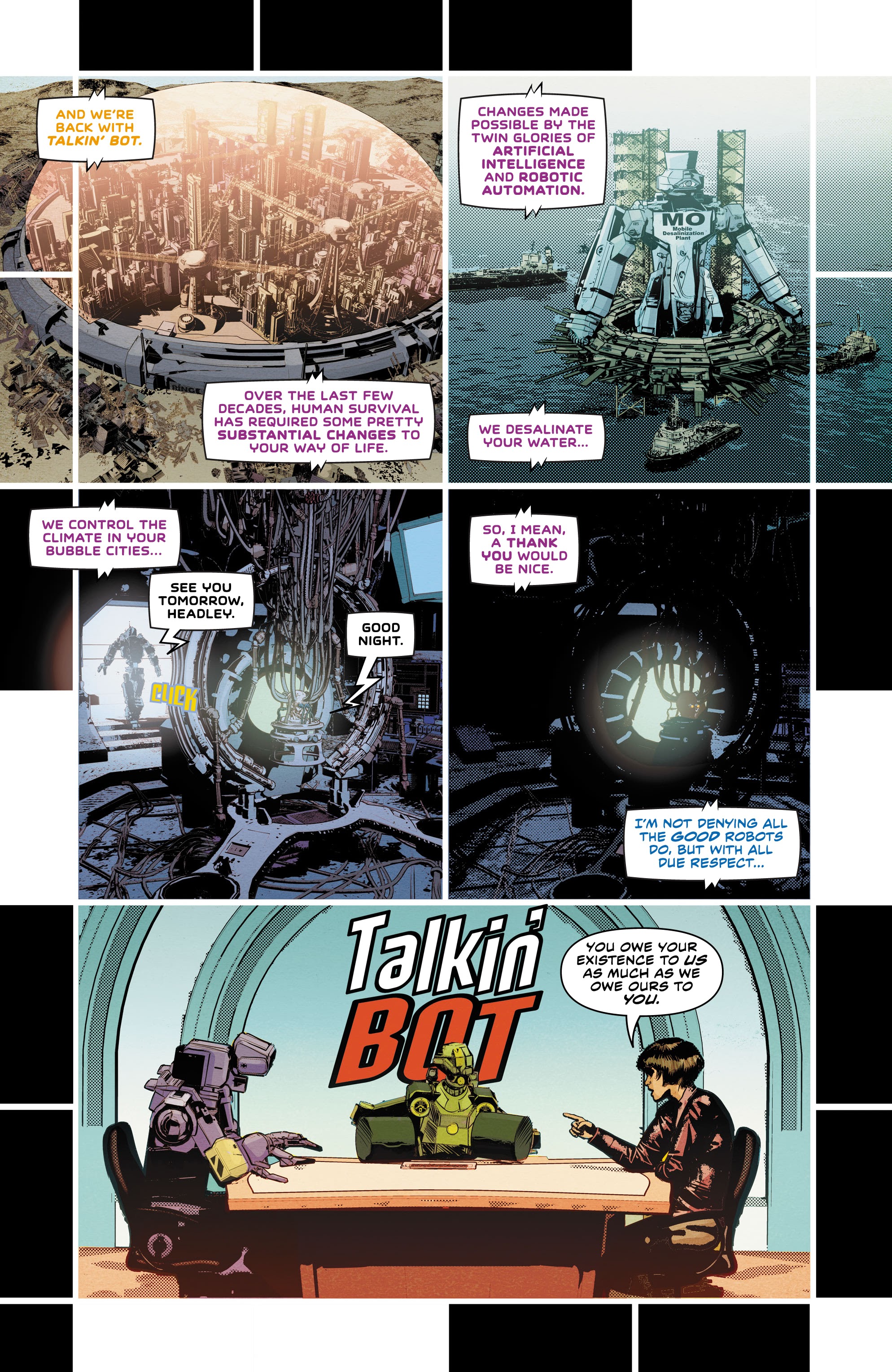 Read online Not All Robots comic -  Issue #1 - 13
