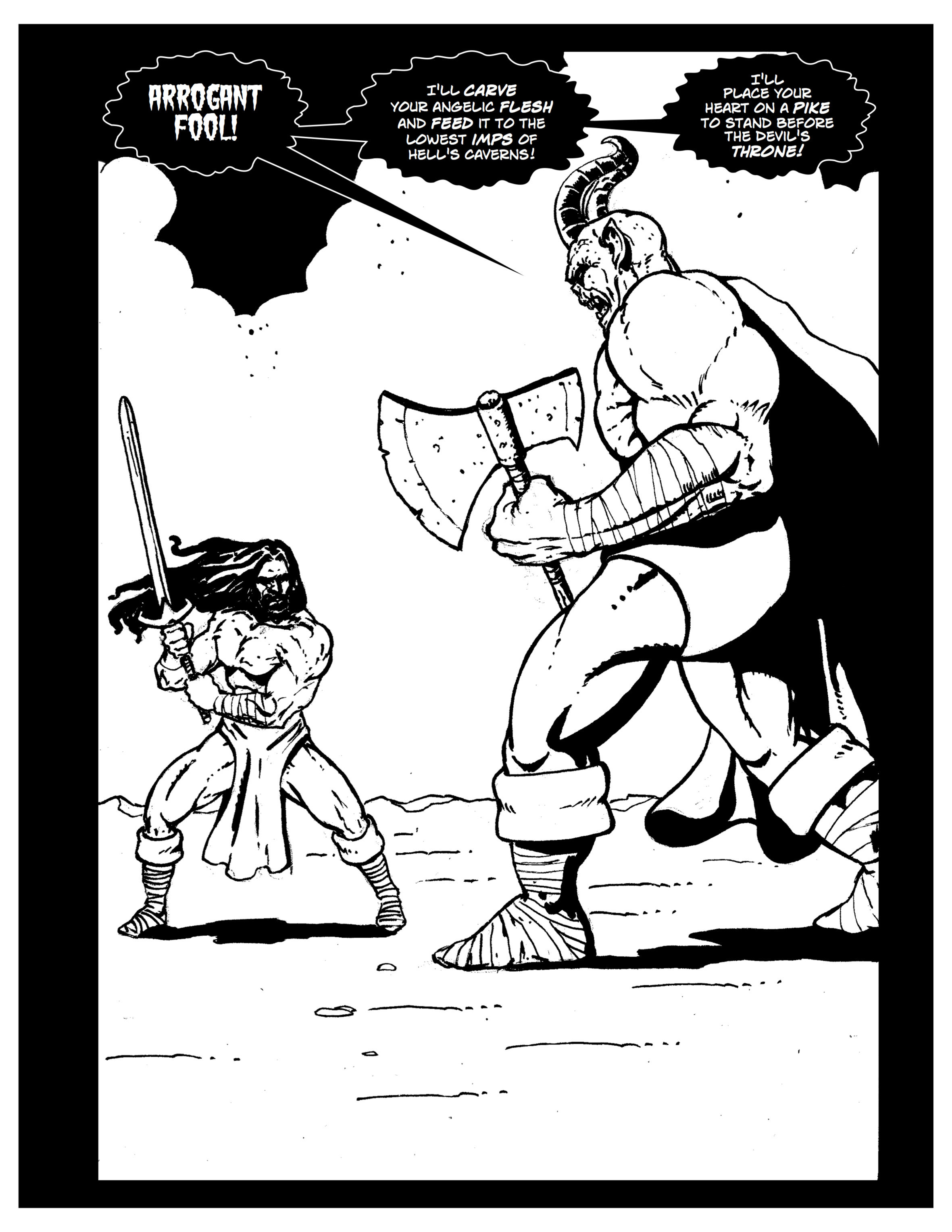 Read online Jesus Christ Demon Slayer comic -  Issue #2 - 10