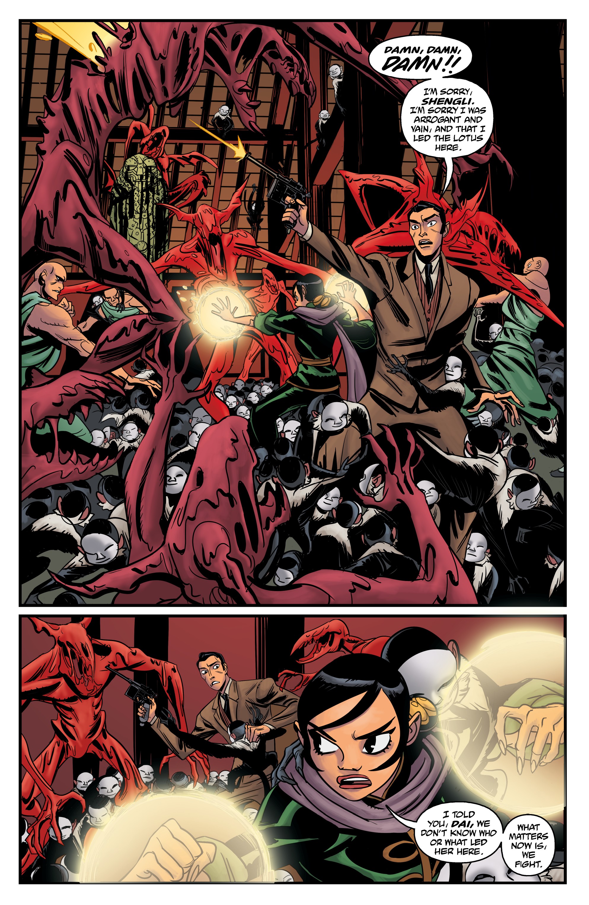 Read online Crimson Lotus comic -  Issue #5 - 6