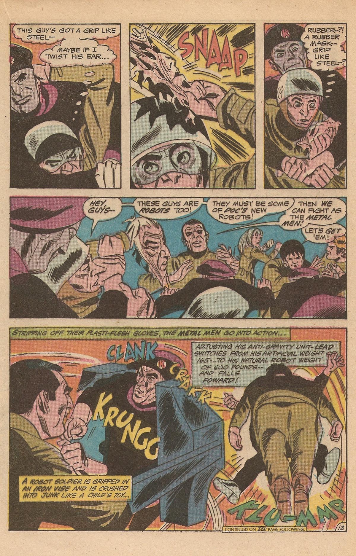 Read online Metal Men (1963) comic -  Issue #40 - 17