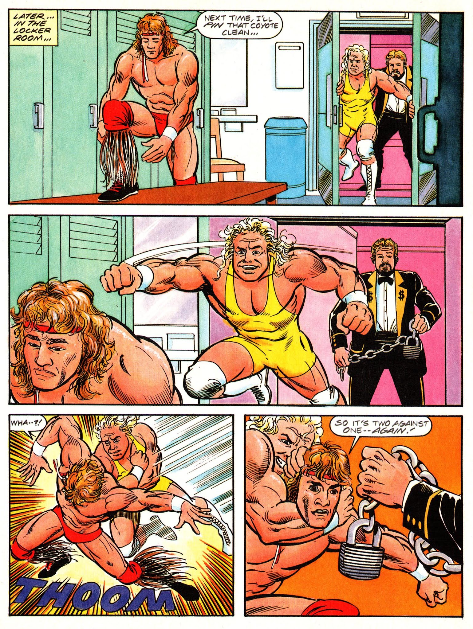 Read online WWF Battlemania comic -  Issue #1 - 6