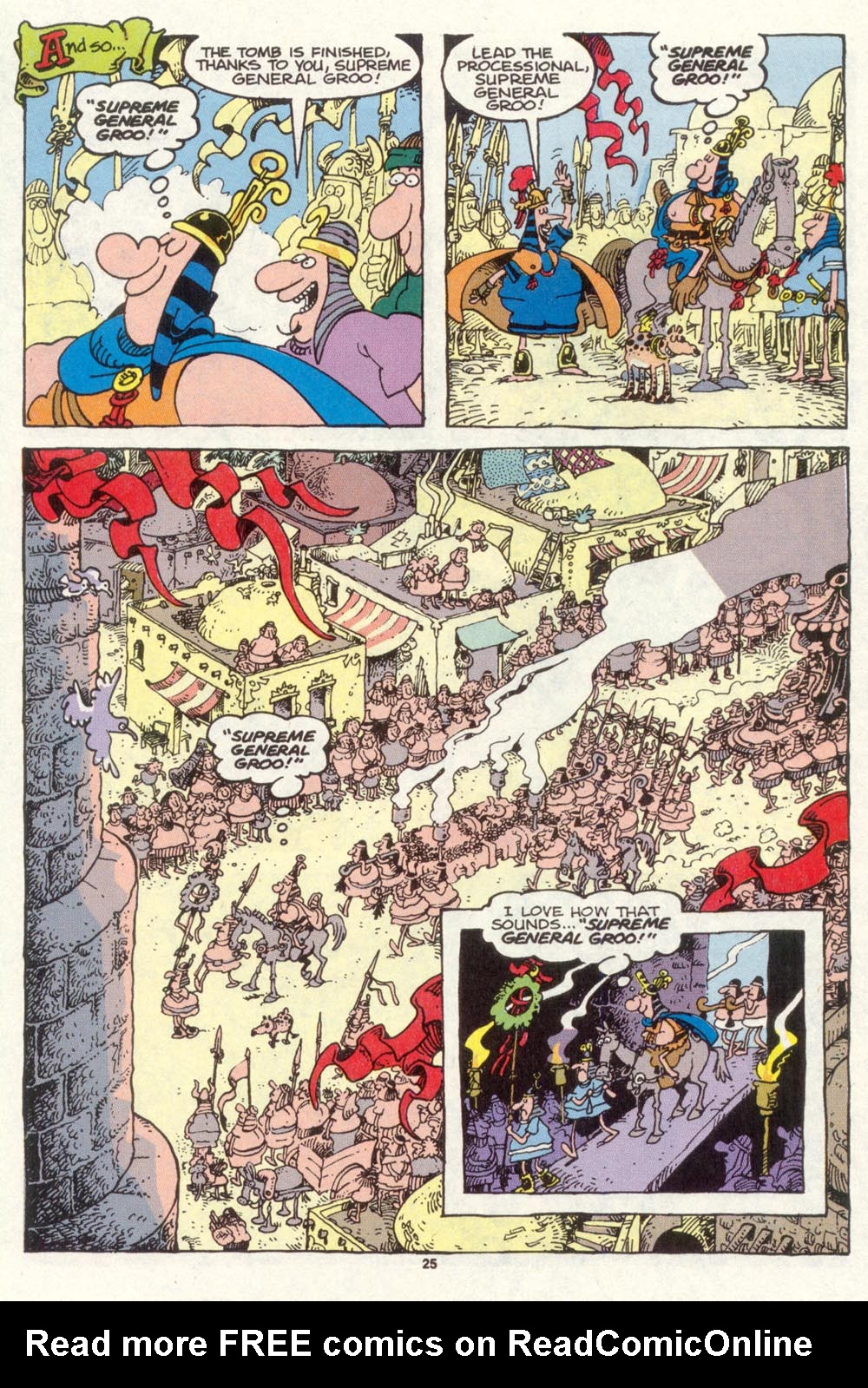 Read online Sergio Aragonés Groo the Wanderer comic -  Issue #87 - 26