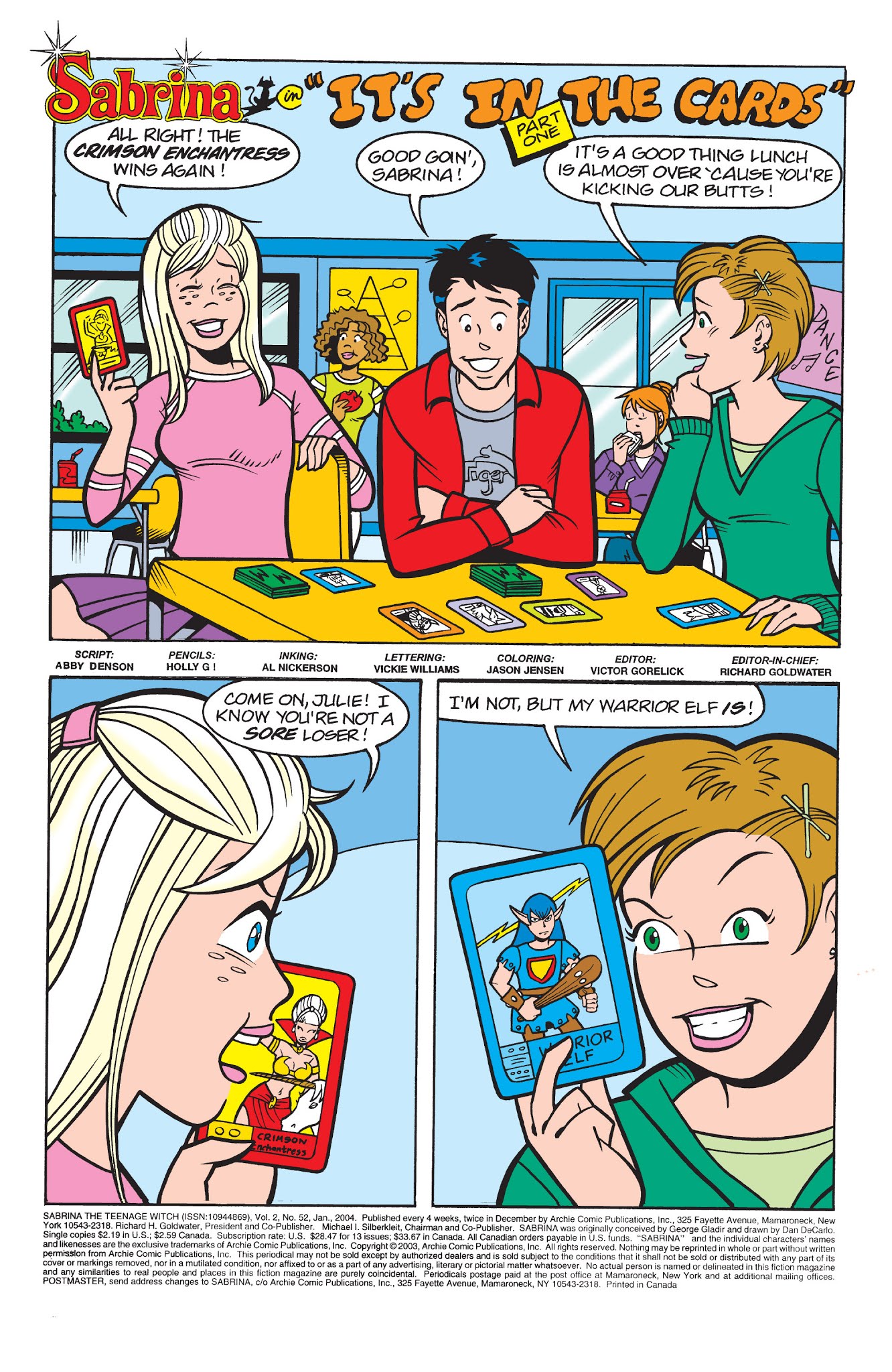 Read online Sabrina the Teenage Witch (2000) comic -  Issue #52 - 2