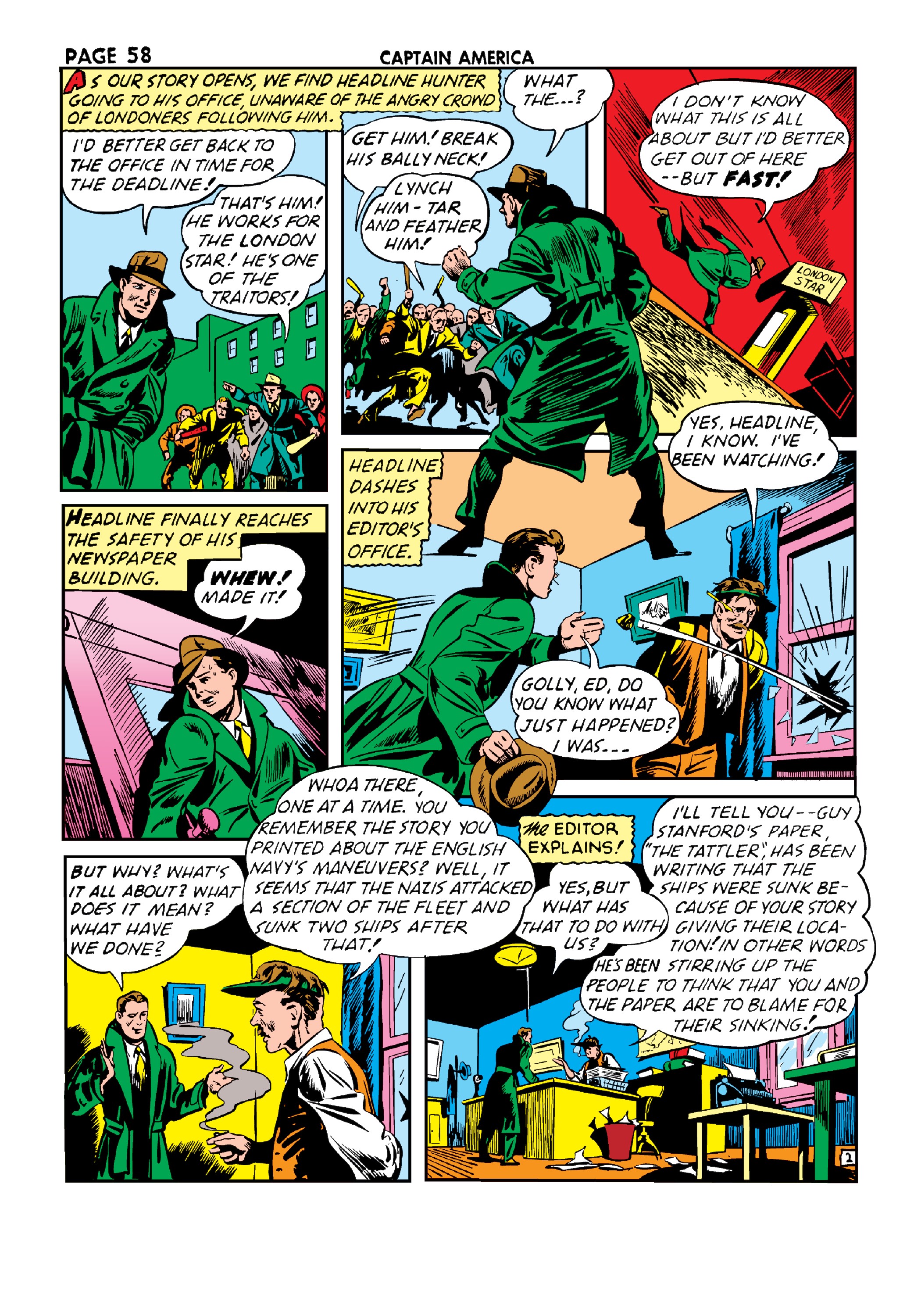 Read online Marvel Masterworks: Golden Age Captain America comic -  Issue # TPB 3 (Part 3) - 65