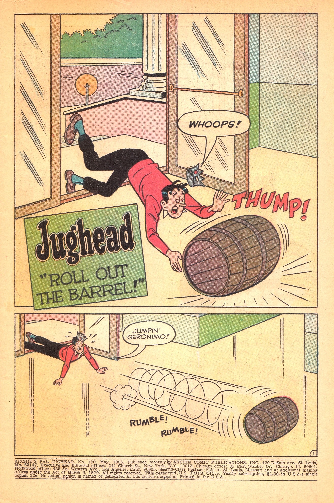 Read online Archie's Pal Jughead comic -  Issue #120 - 3