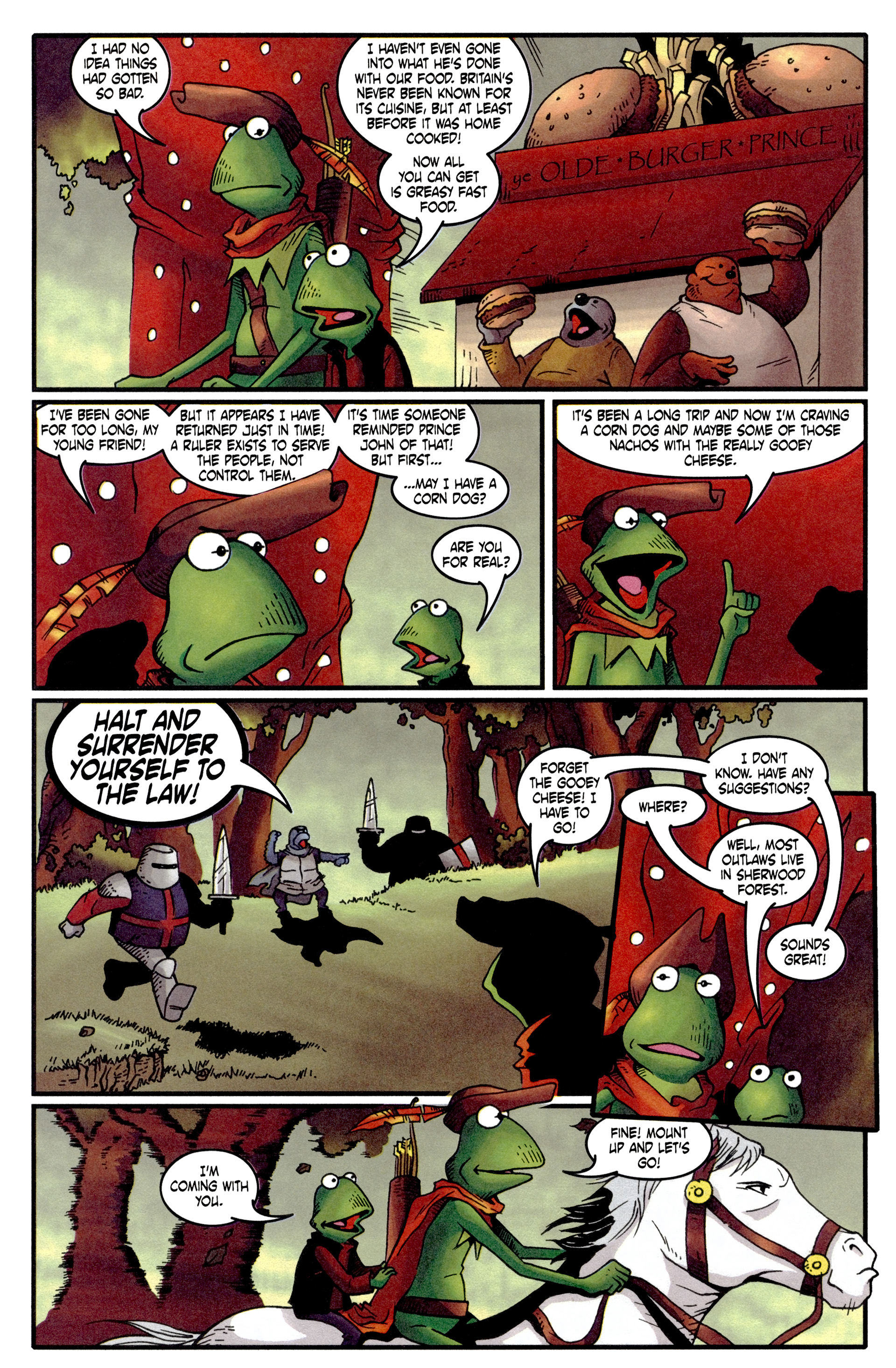 Read online Muppet Robin Hood comic -  Issue #1 - 12