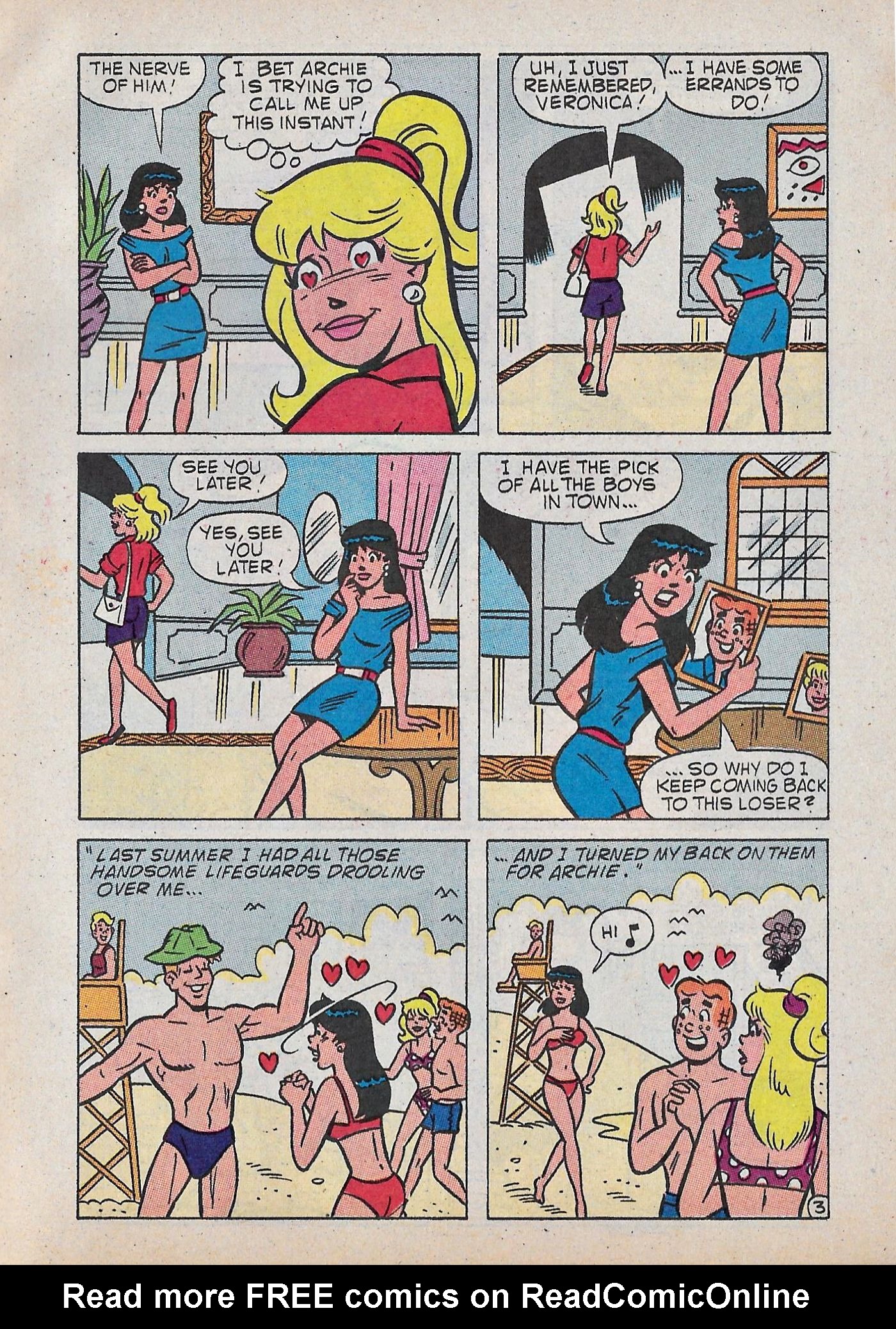 Read online Betty and Veronica Digest Magazine comic -  Issue #56 - 5