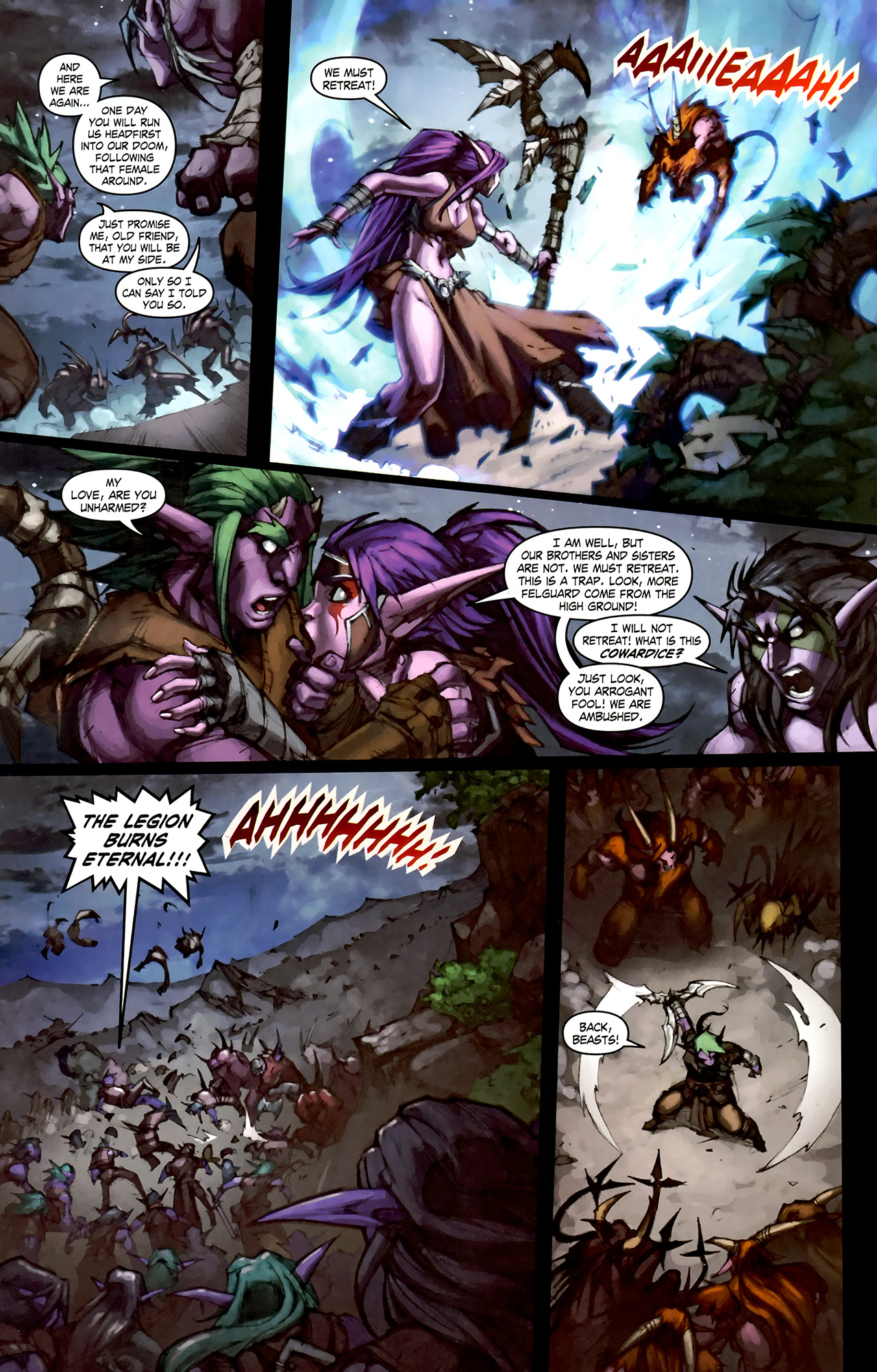 Read online World of Warcraft: Curse of the Worgen comic -  Issue #1 - 24