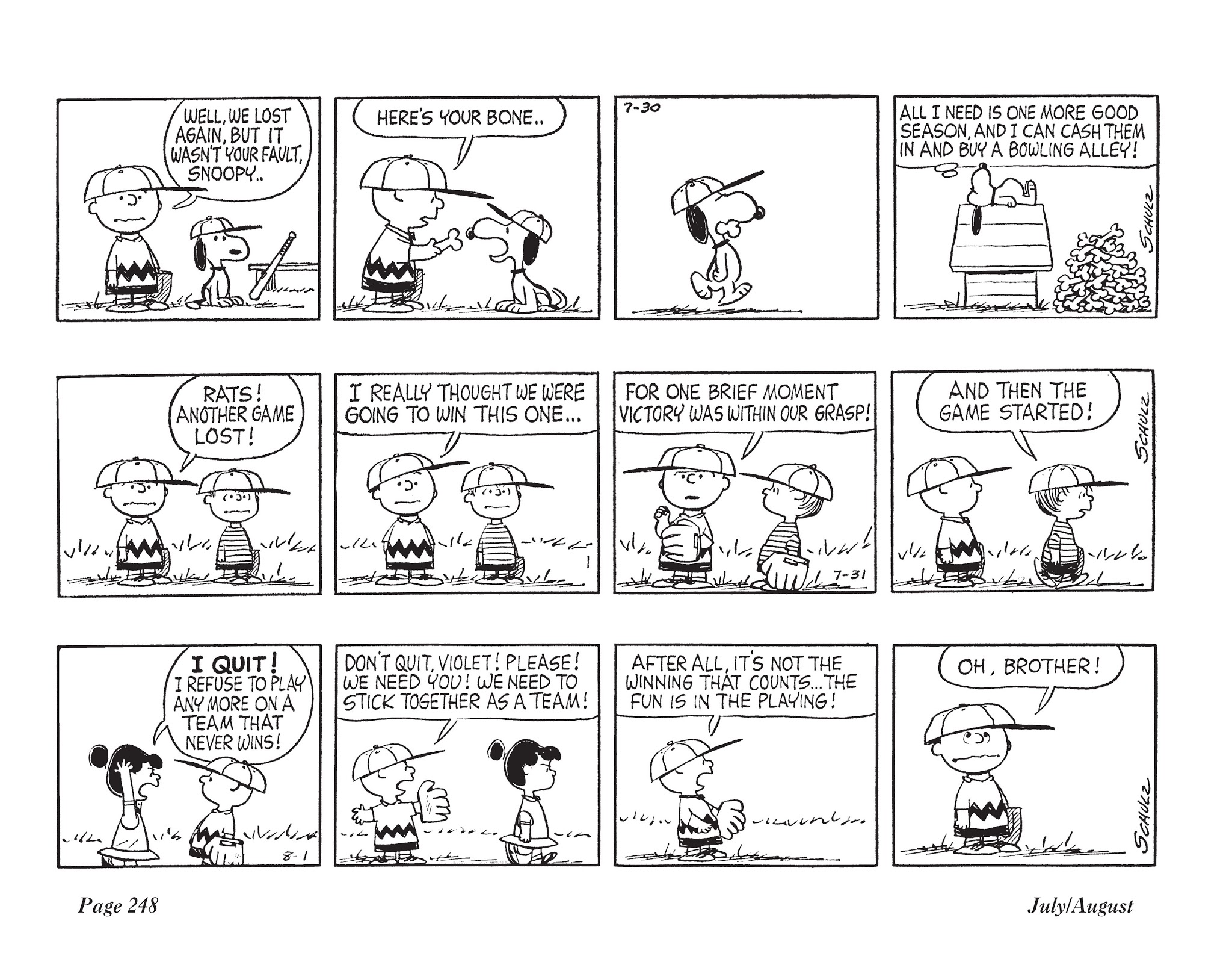 Read online The Complete Peanuts comic -  Issue # TPB 6 - 263