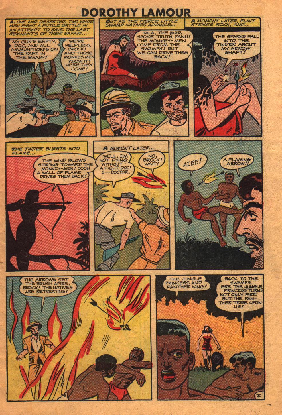 Read online Dorothy Lamour Jungle Princess comic -  Issue #2 - 3