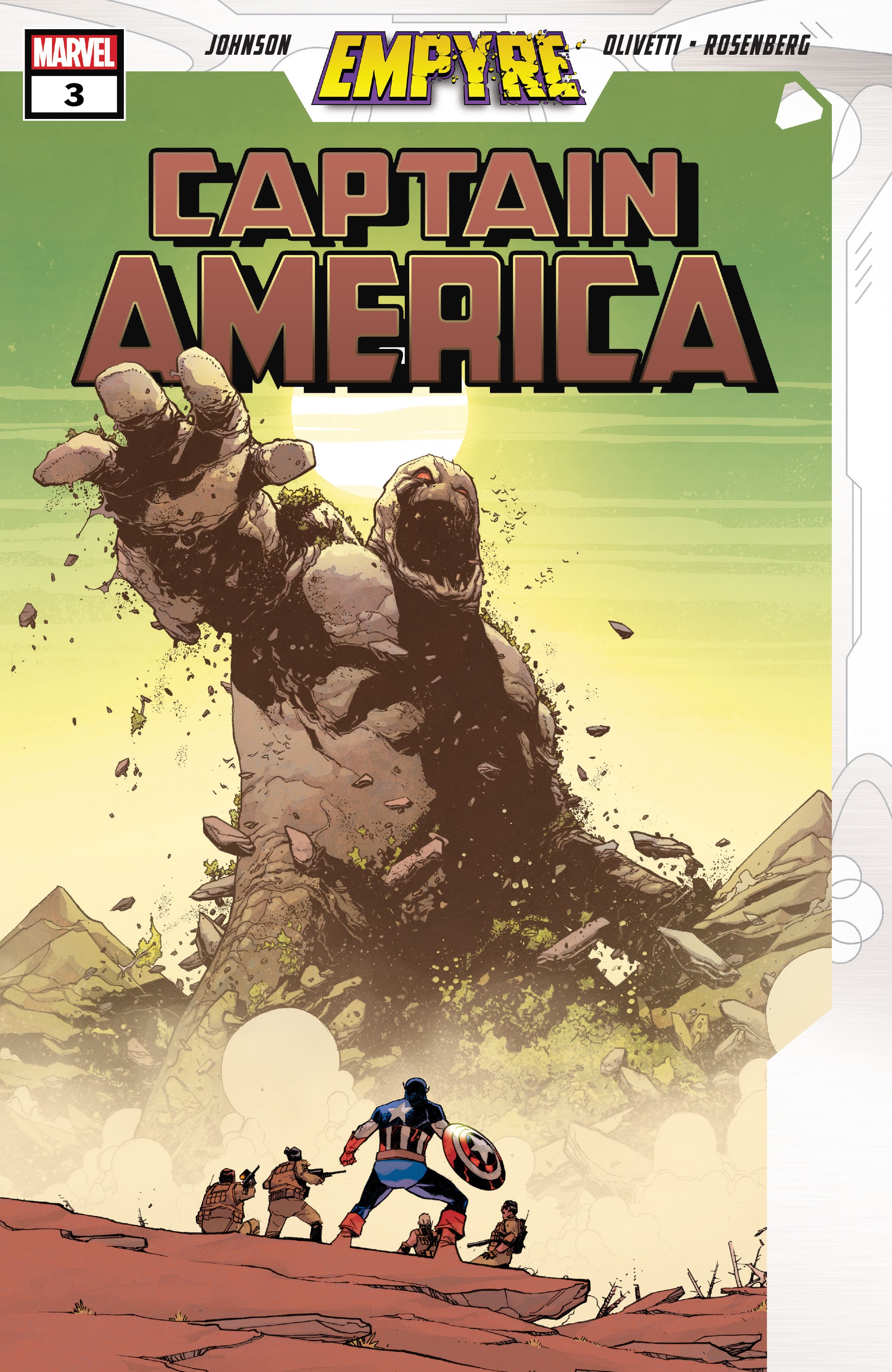 Read online Empyre: Captain America comic -  Issue #3 - 1