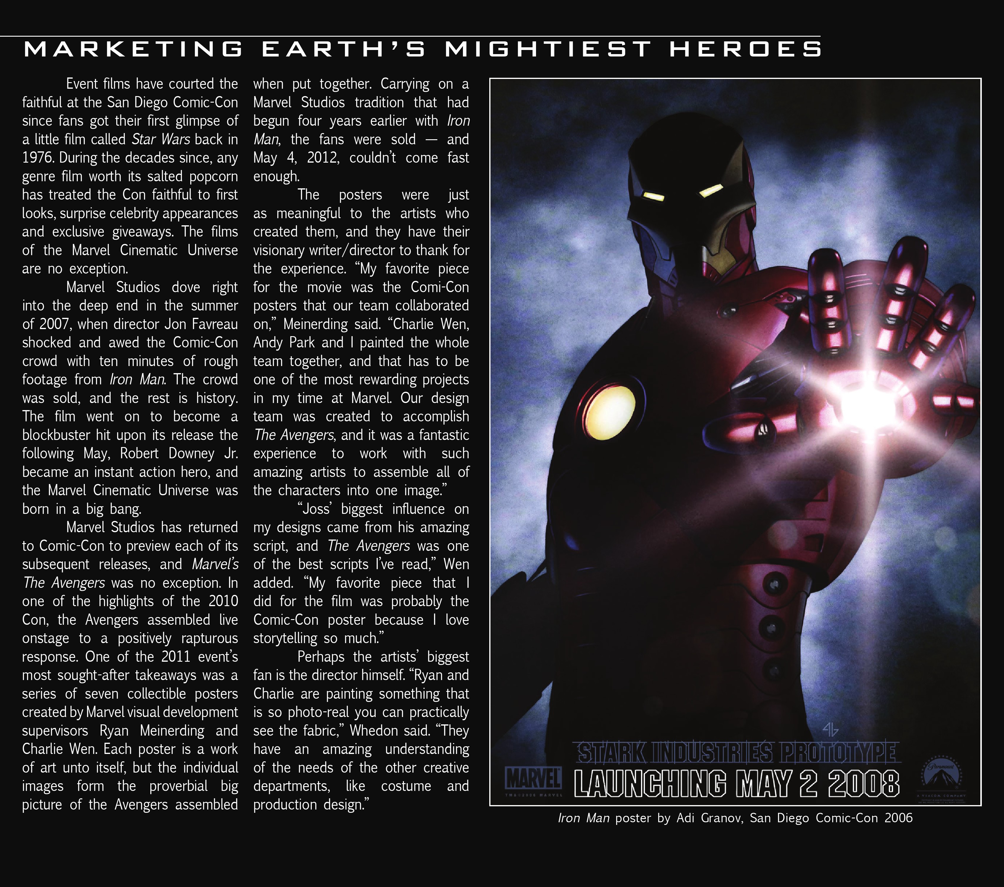 Read online The Art of Marvel’s The Avengers comic -  Issue # TPB (Part 2) - 96